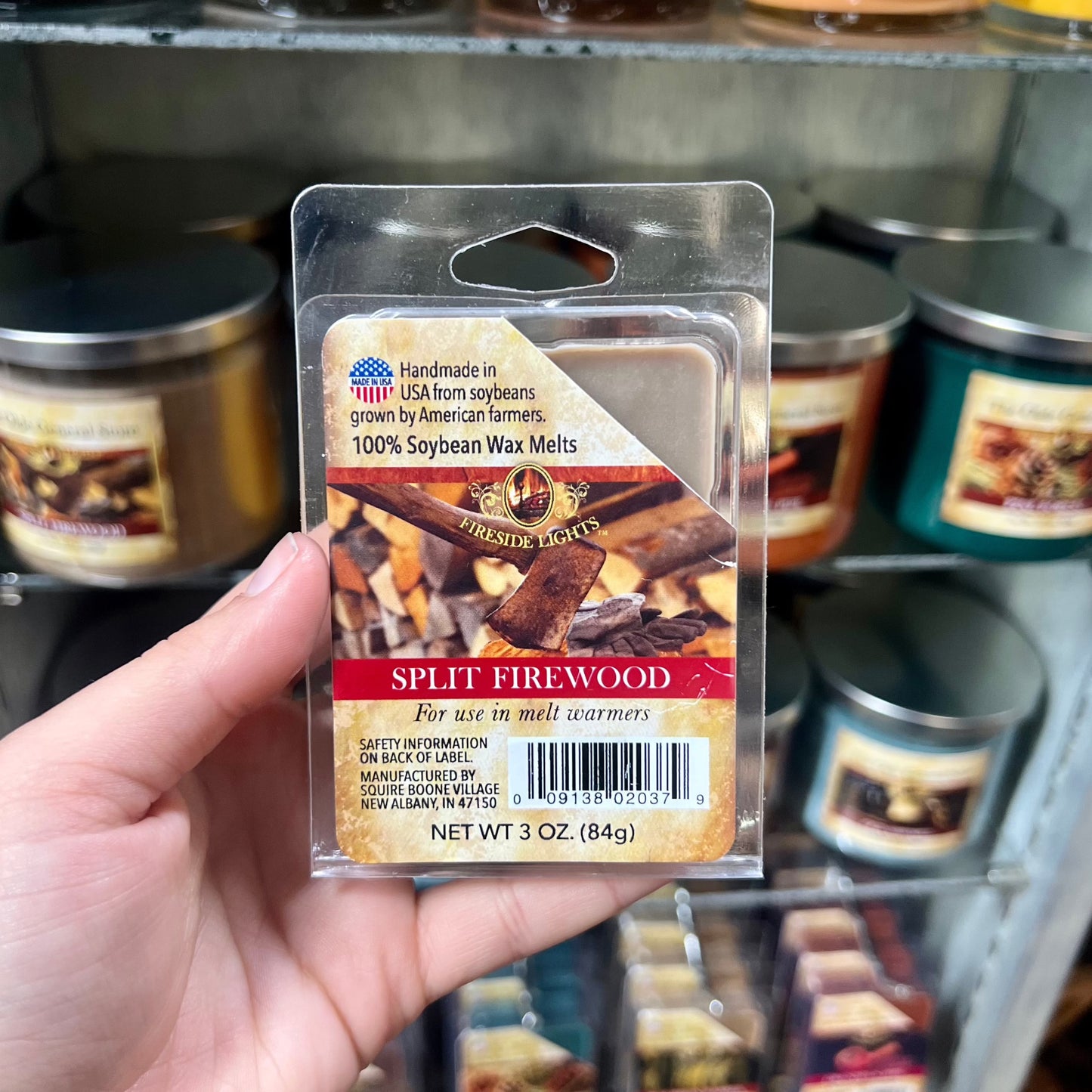 Split Firewood Wax Melt