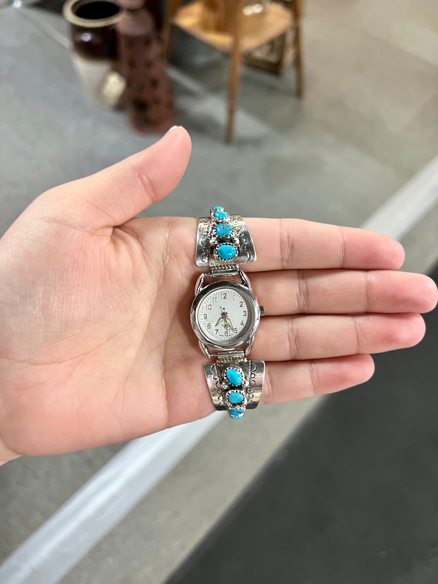 Ladies Sleeping Beauty Turquoise Watch