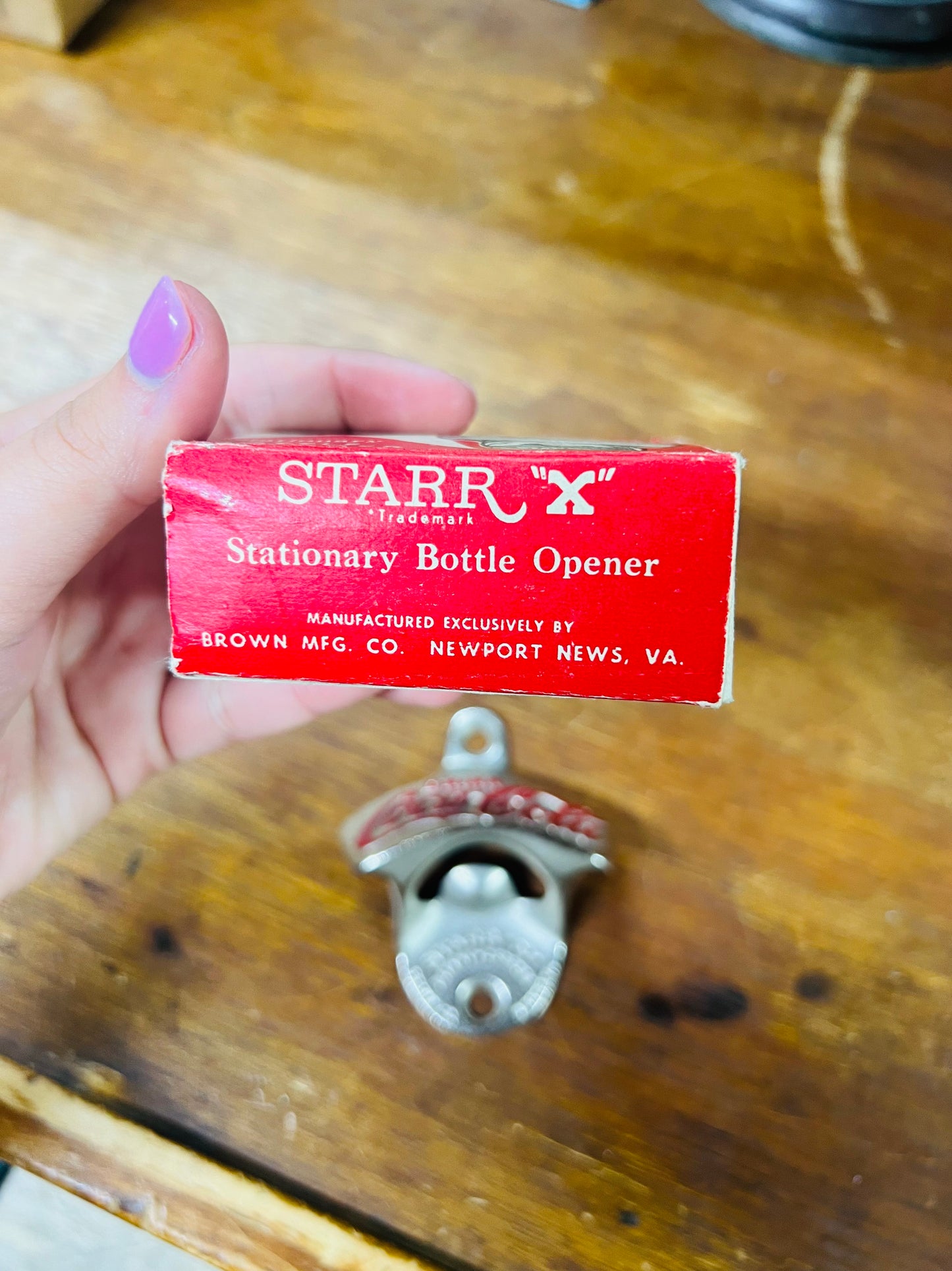 Coca Cola STARR X Bottle Opener Original 1970's Vintage