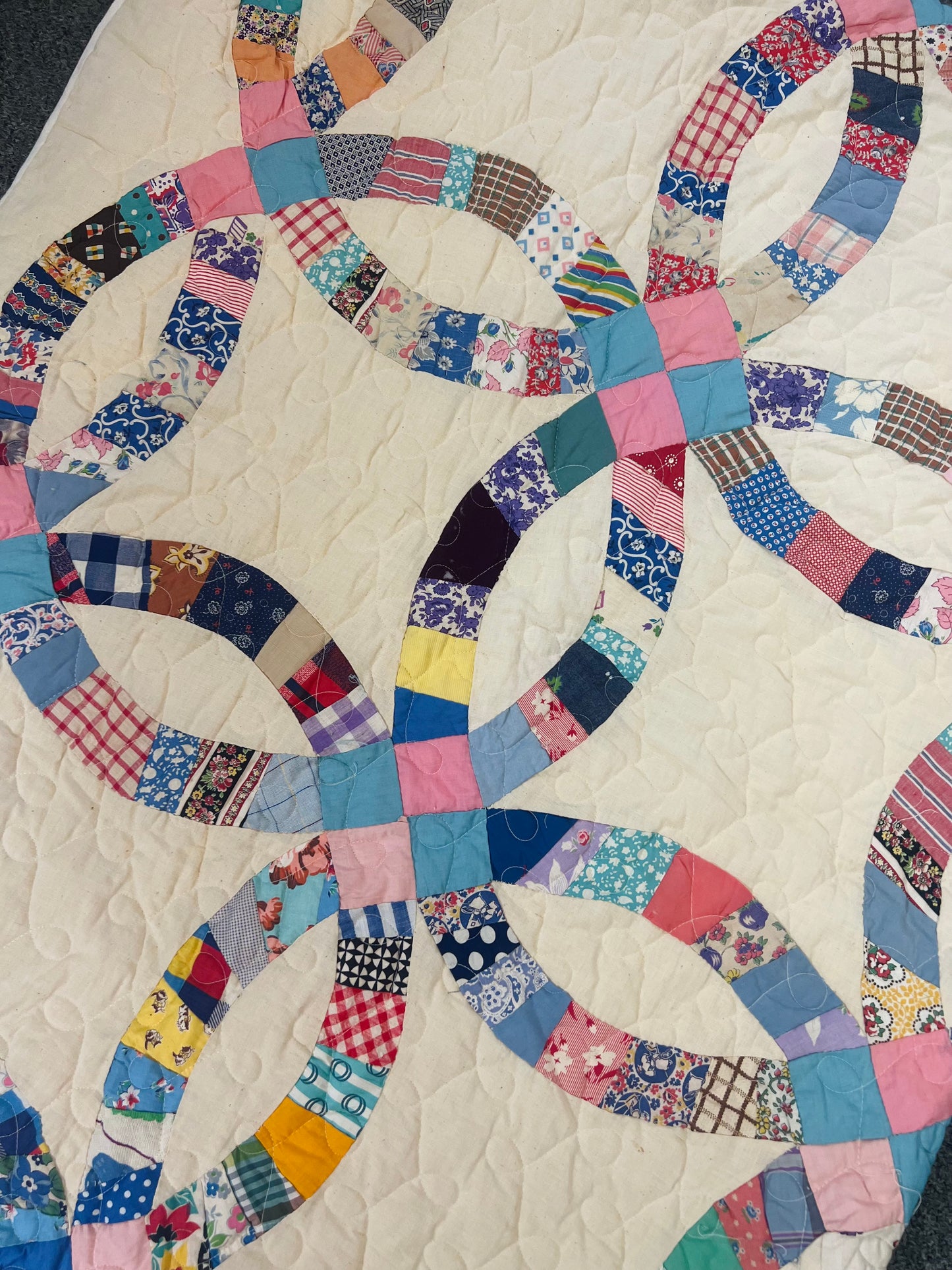 Vintage Quilt Wedding Ring