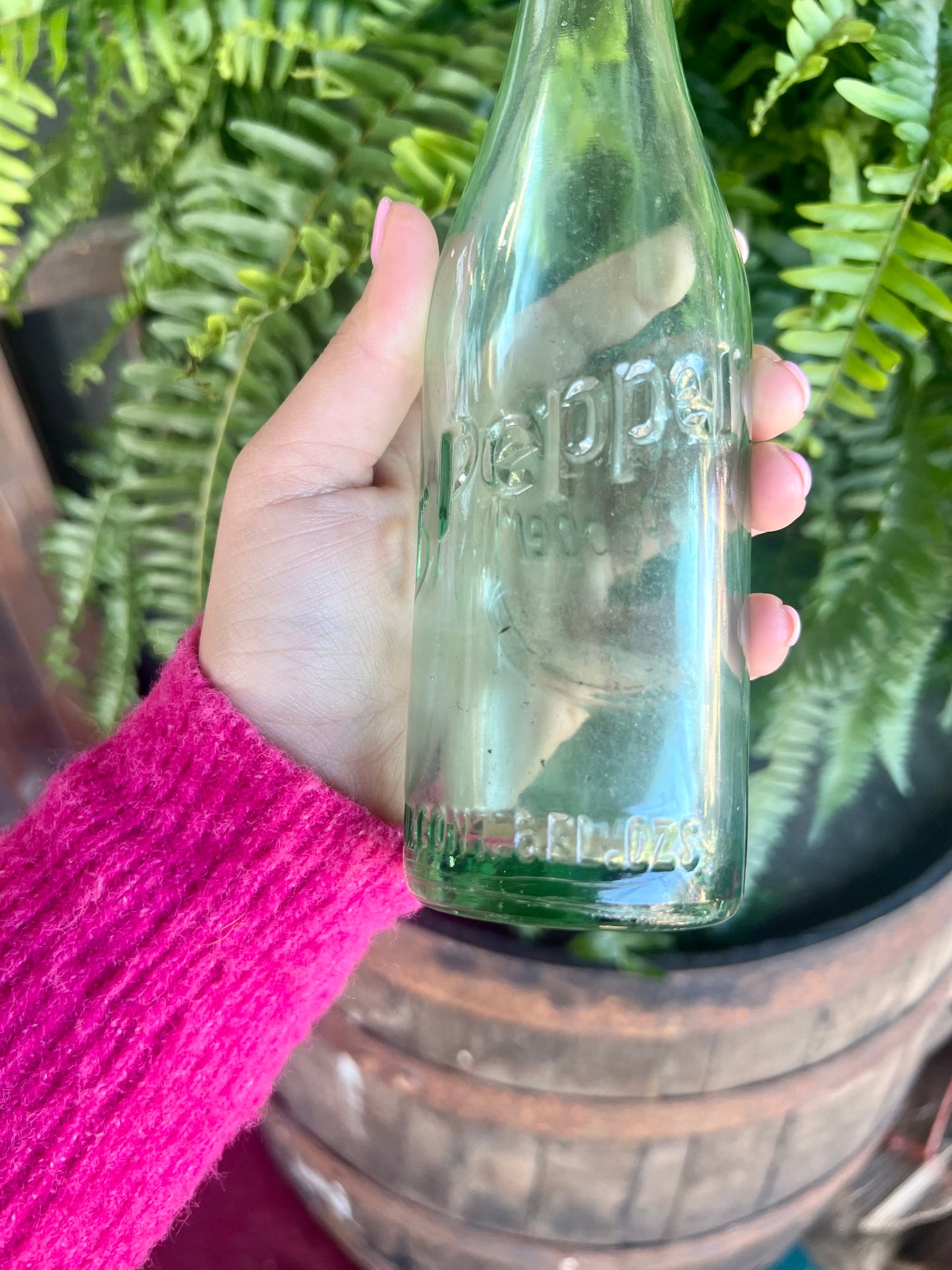 Dr Pepper 10 2 4 Green Glass Bottle