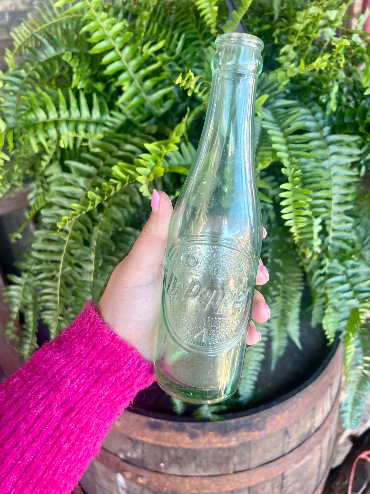 Dr Pepper 10 2 4 Green Glass Bottle