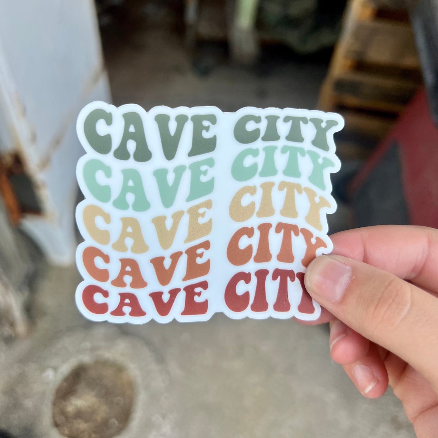 Cave City Sticker (Forest)