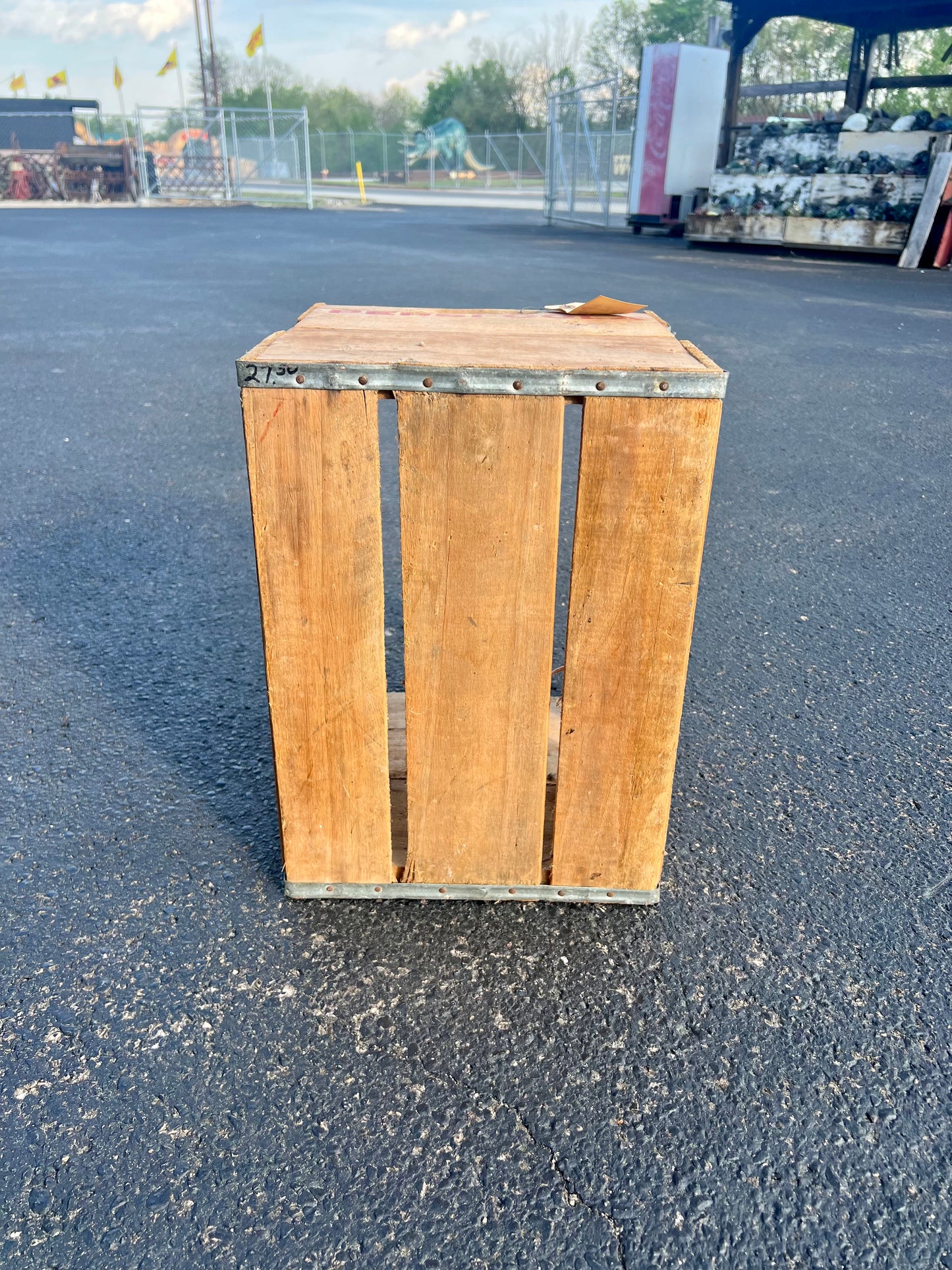 Vintage Pepsi Cola Wood Crate - Large!