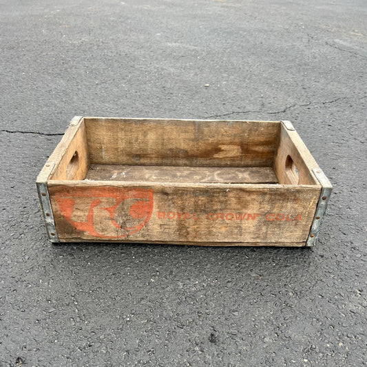 RC Royal Crown Cola Wood Crate