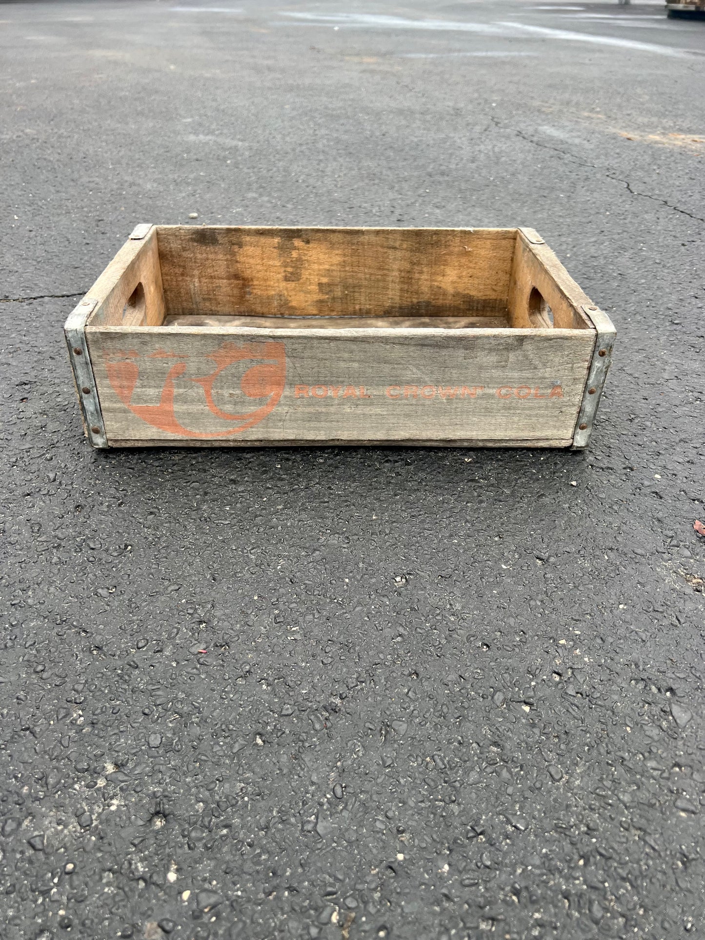 RC Royal Crown Cola Wood Crate