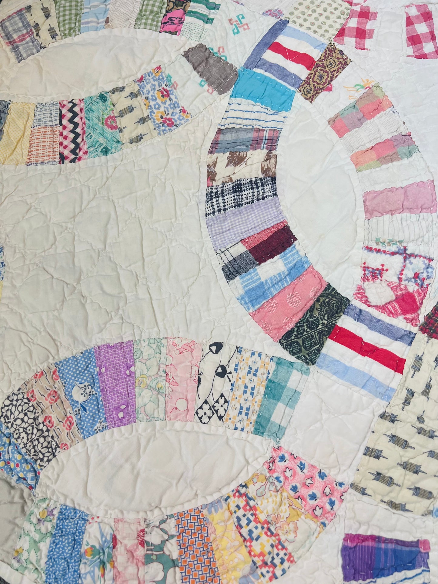 Vintage Quilt Wedding Ring Pattern