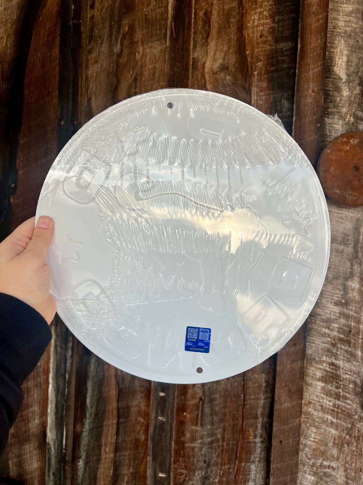 Ford Bronco Round Metal Sign 12"