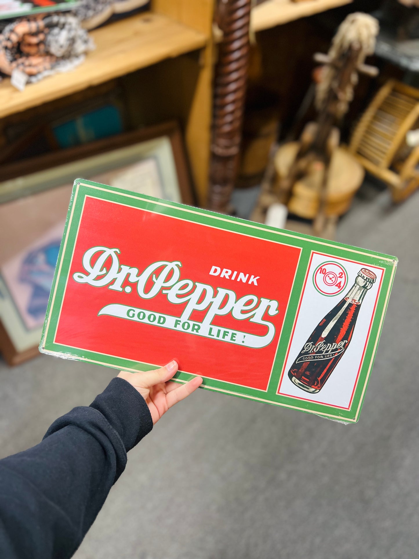 Dr Pepper Good for Life Metal Sign