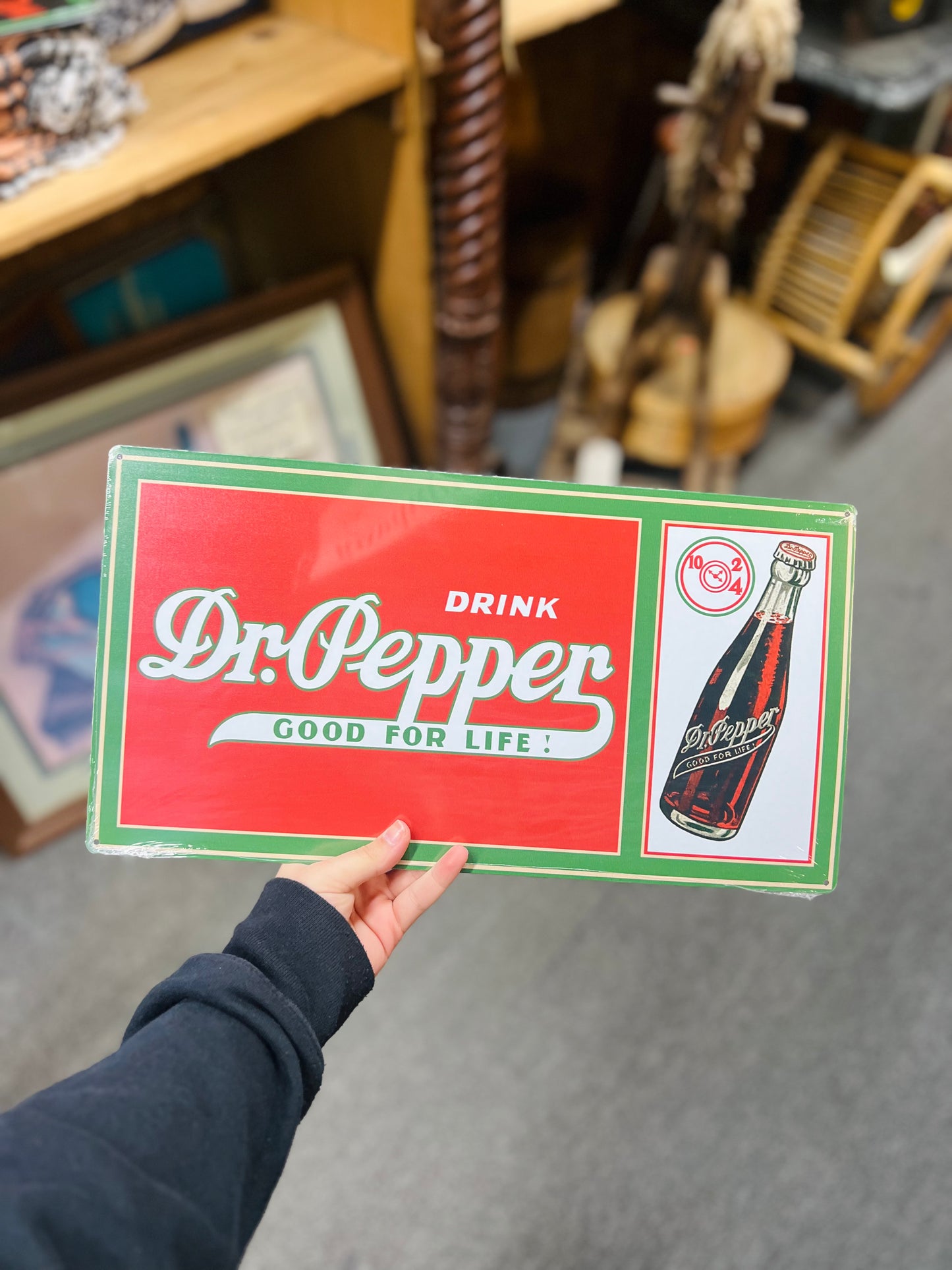 Dr Pepper Good for Life Metal Sign