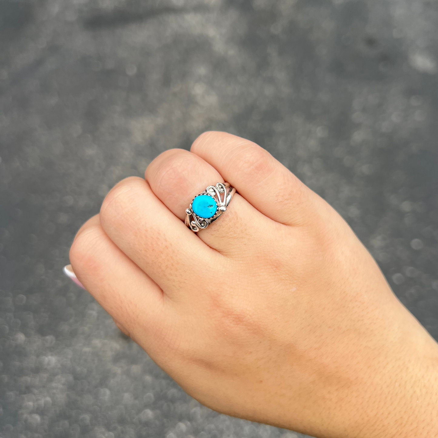 The Kassidy Kingman Turquoise Sterling Silver Ring