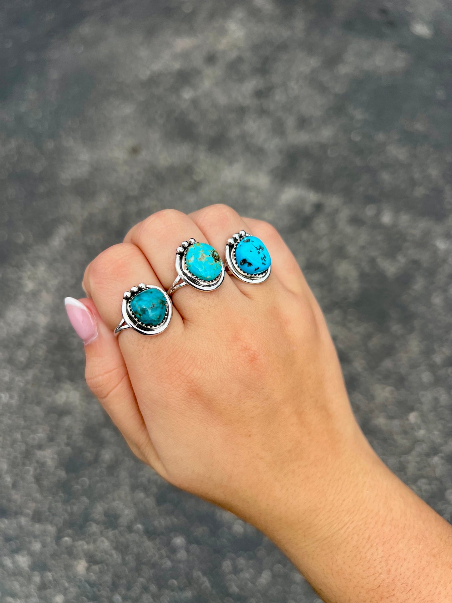 Cheyenne Genuine Turquoise Ring