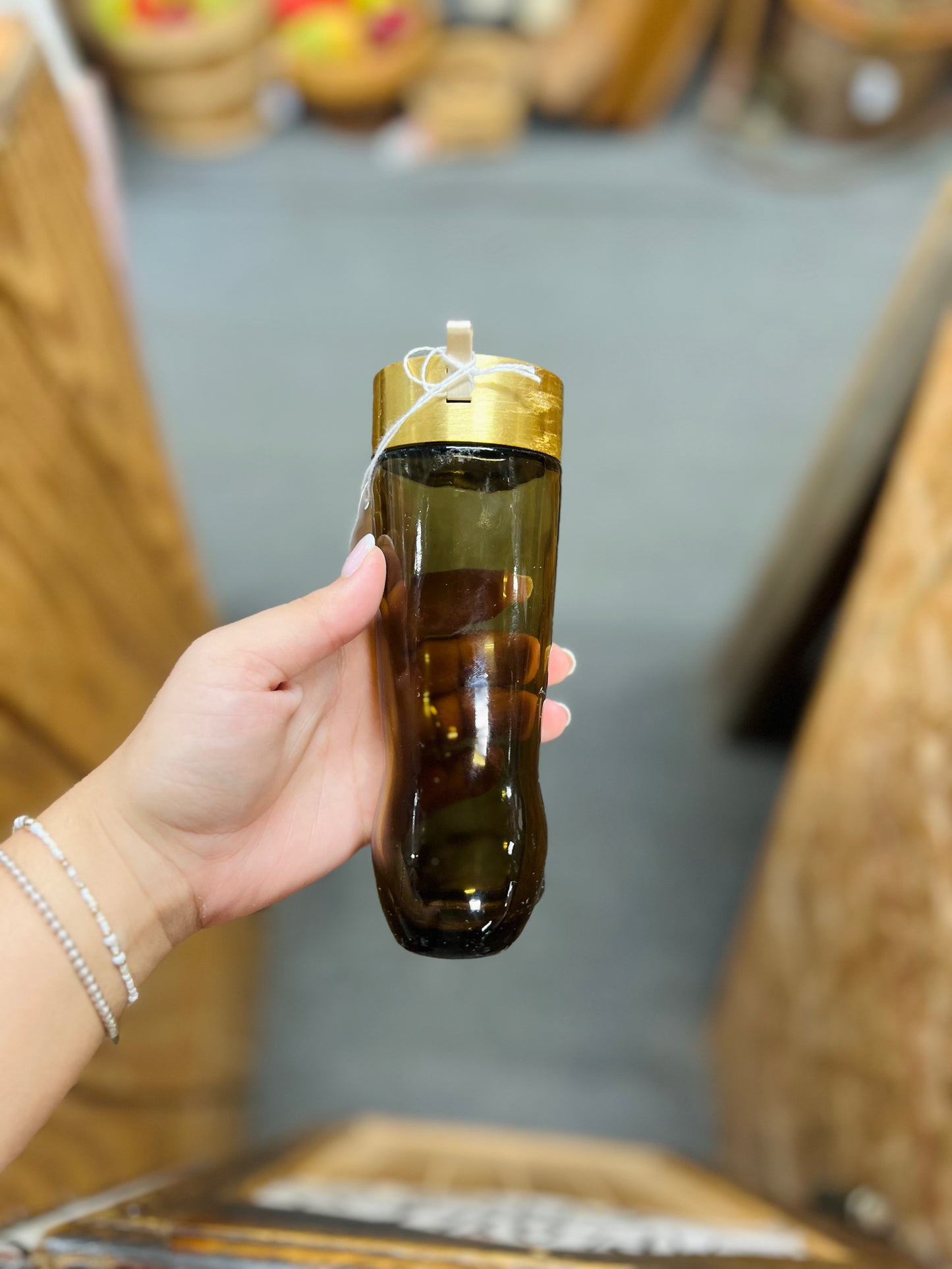 Vintage Avon Amber Boot