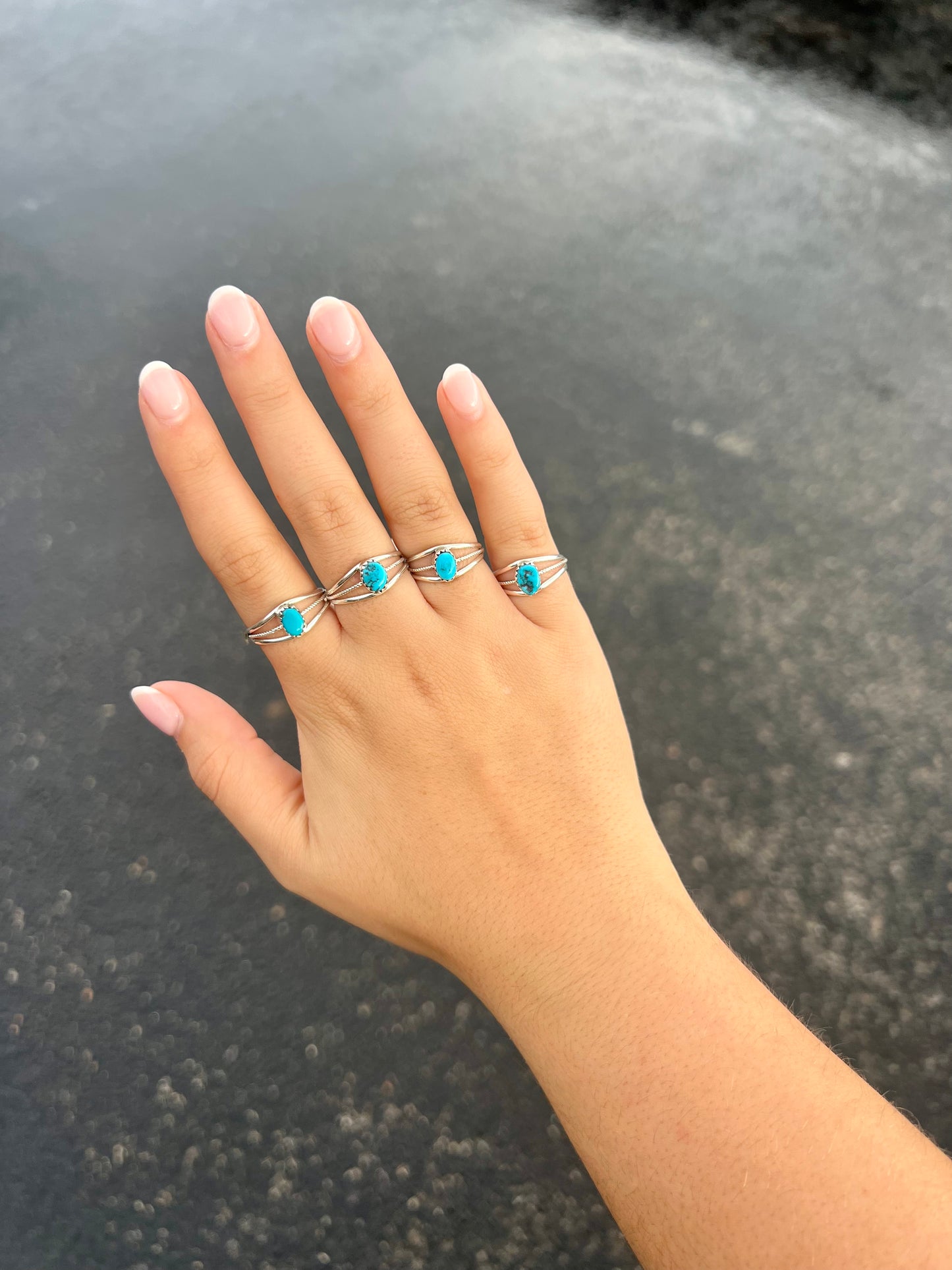 Lil Oval Turquoise Ring