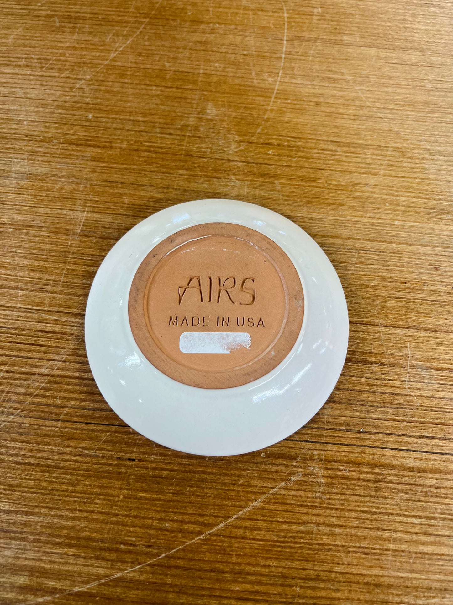 Clay AIRS Incense Burner with Tribal Design