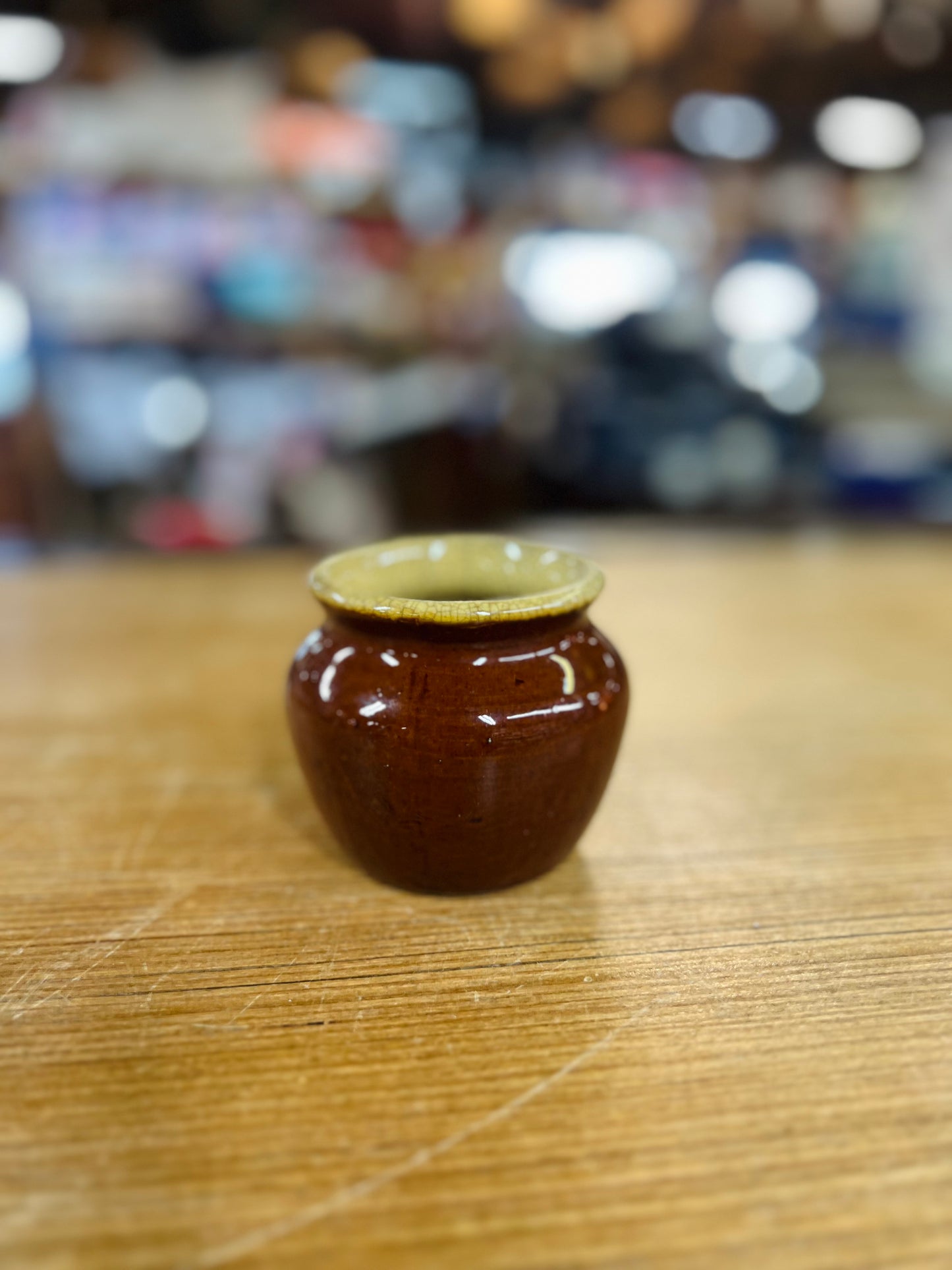 Vintage HEINZ 57 Mustard Crock Stoneware Bean Pot