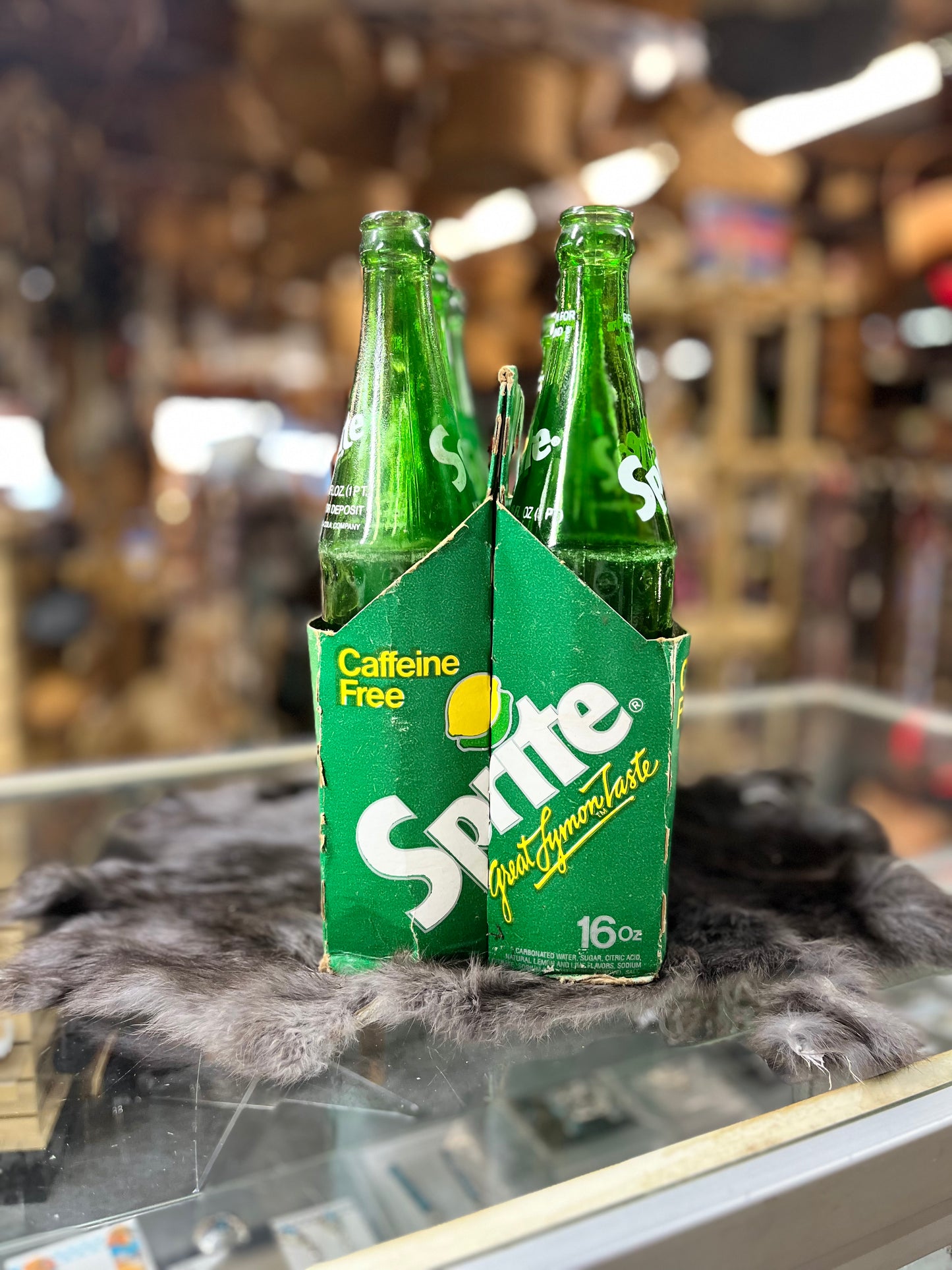 Vintage Sprite Eight Pack Glass Bottles