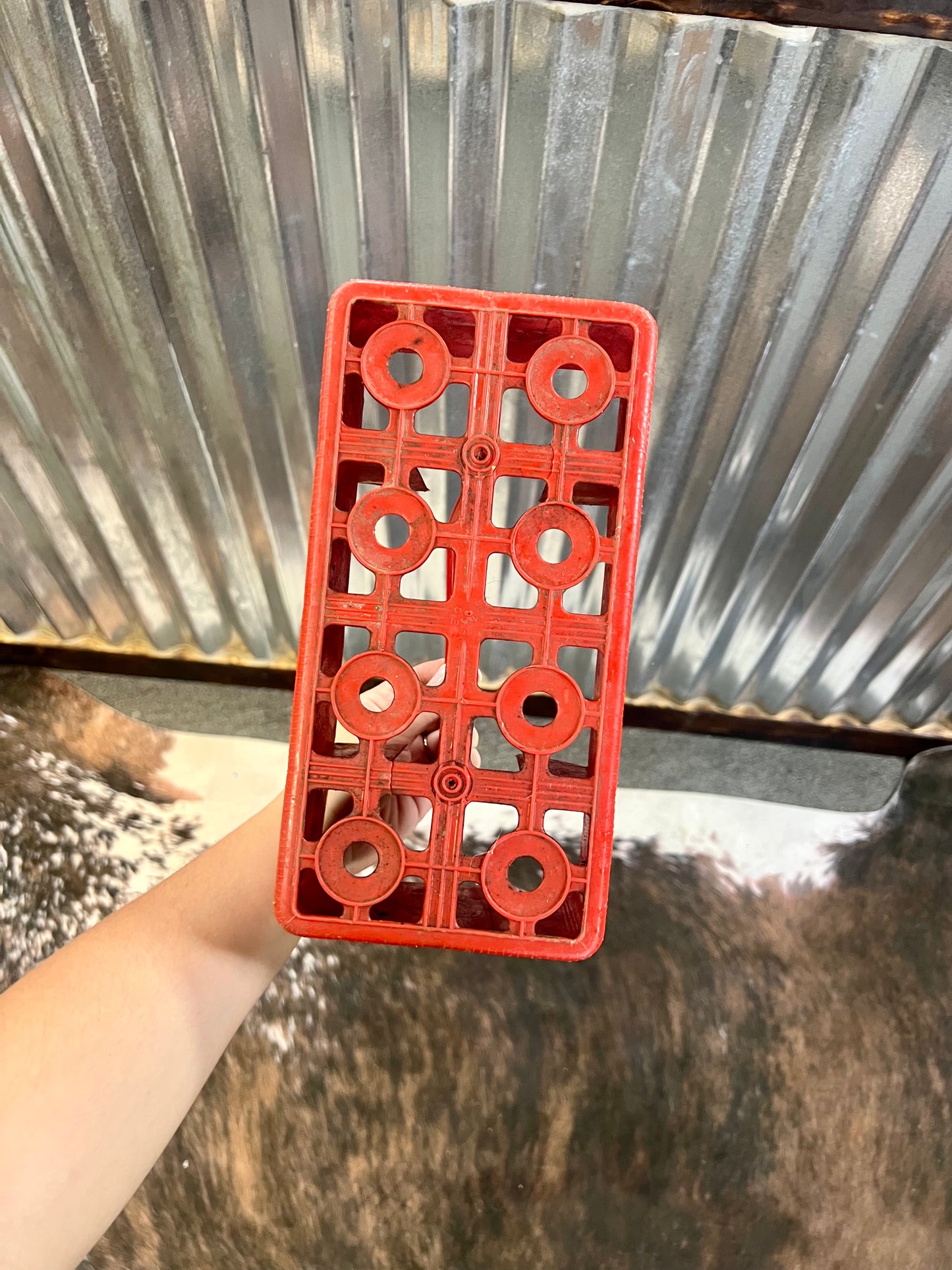 Vintage Coca Cola 8 Bottle Carrier Plastic Crate