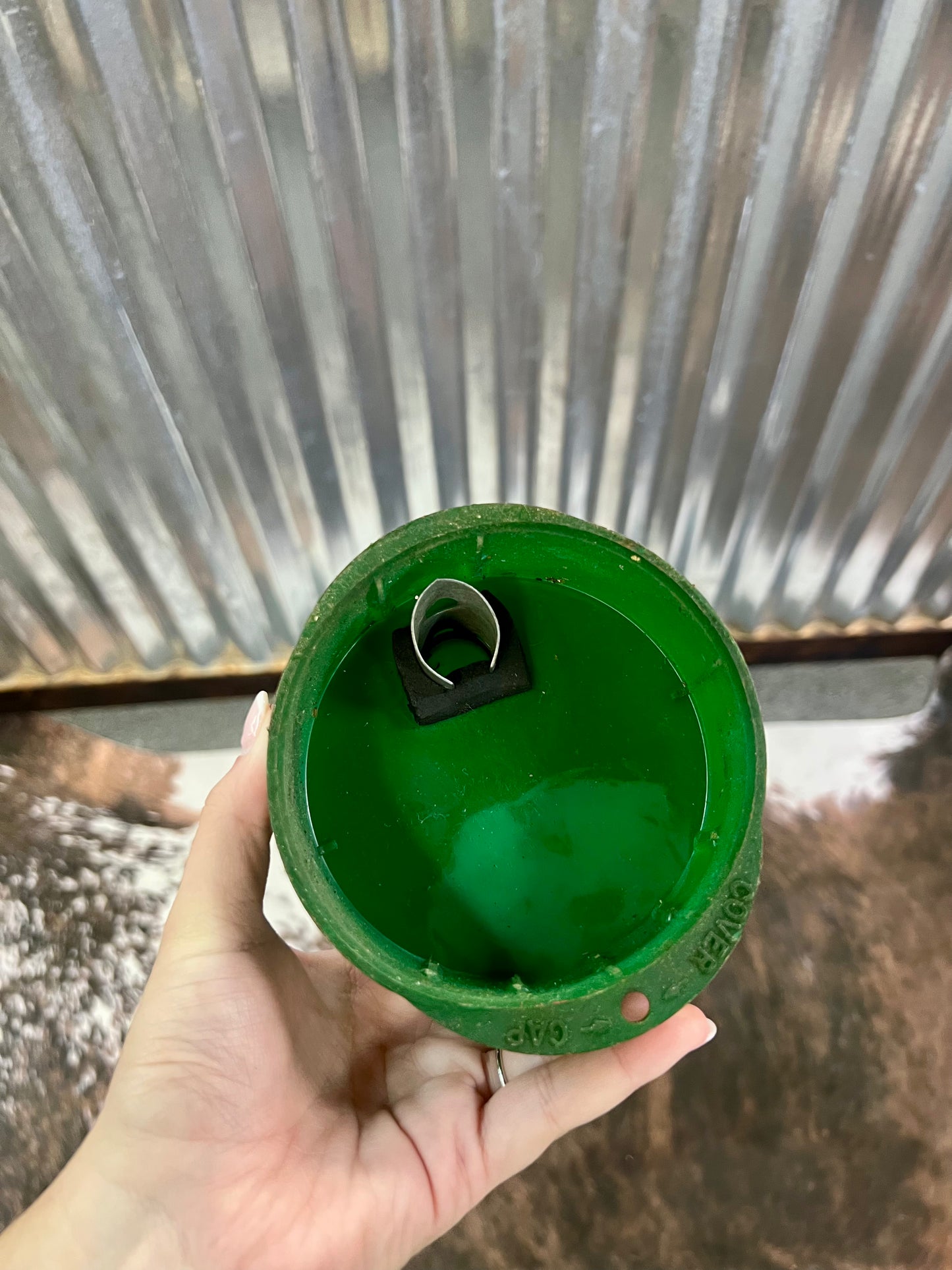 Vintage Seal Best Automotive Oil Can Pour Spout Opener - Made in USA