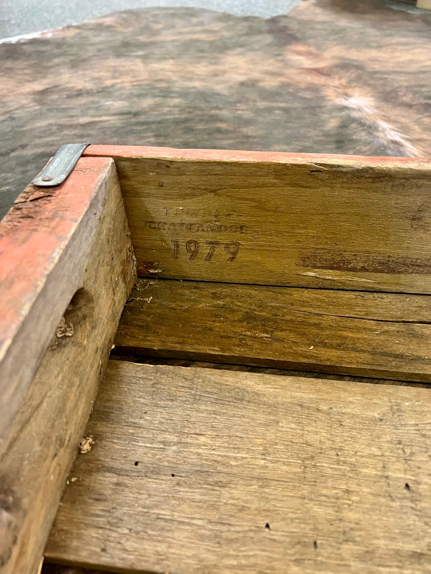 Vintage Coca Cola Crate 1979 Chattanooga