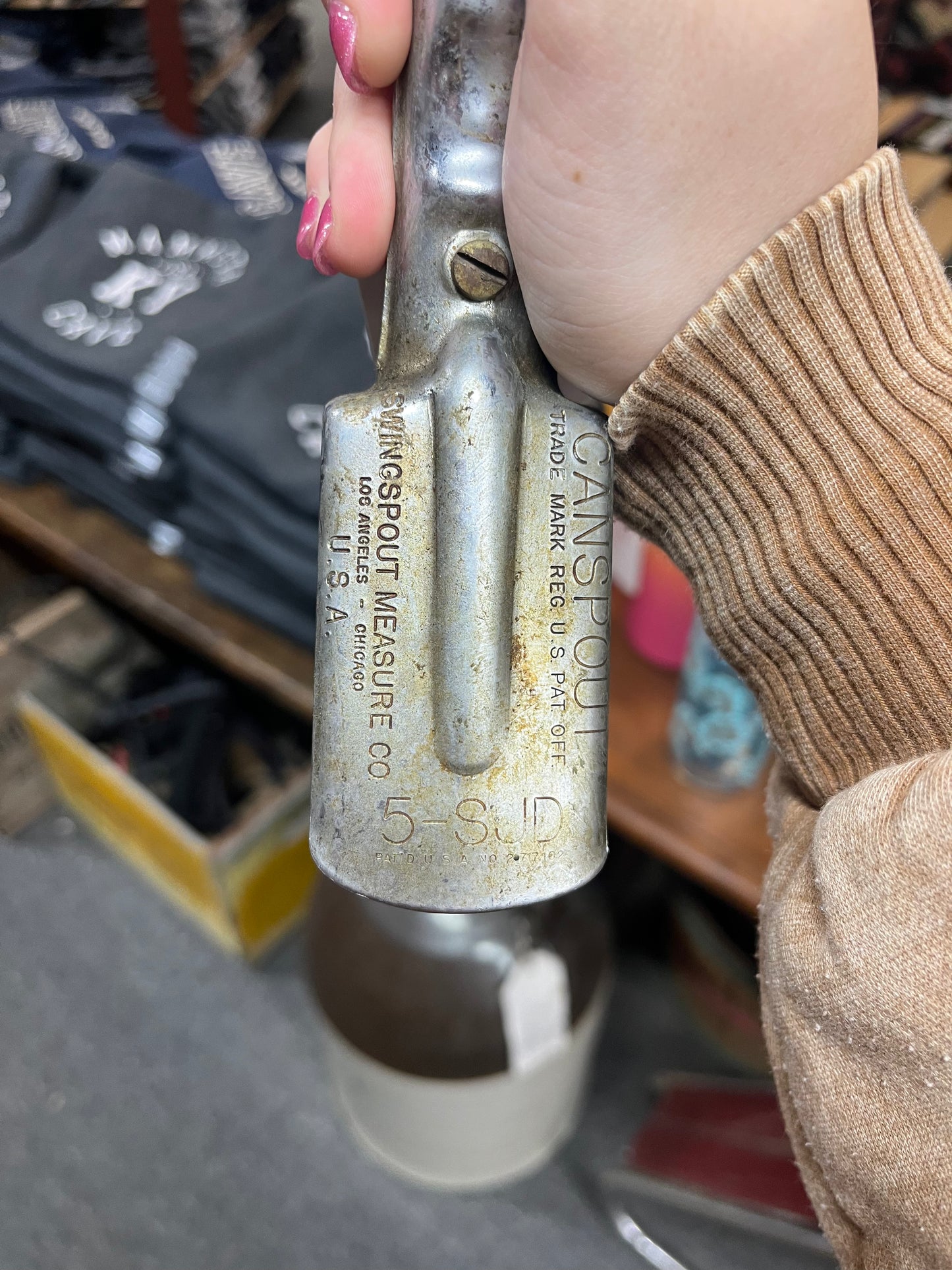 Vintage Oil Can Spout