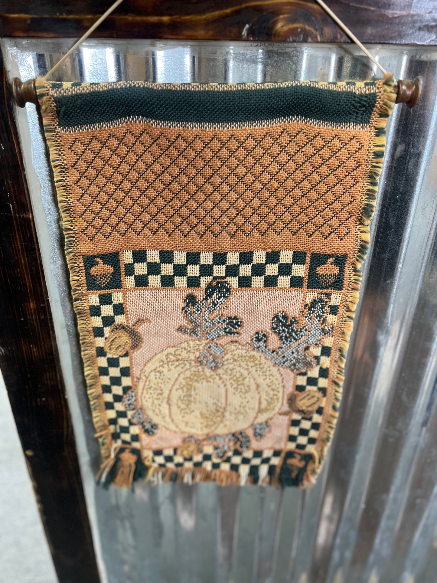 Pumpkin Fall Harvest Tapestry Decor