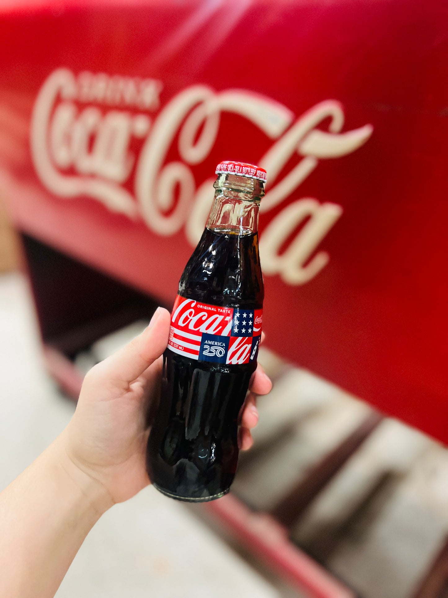 Limited Edition Coca Cola x America 250 Glass Bottle Soda - Case of 6
