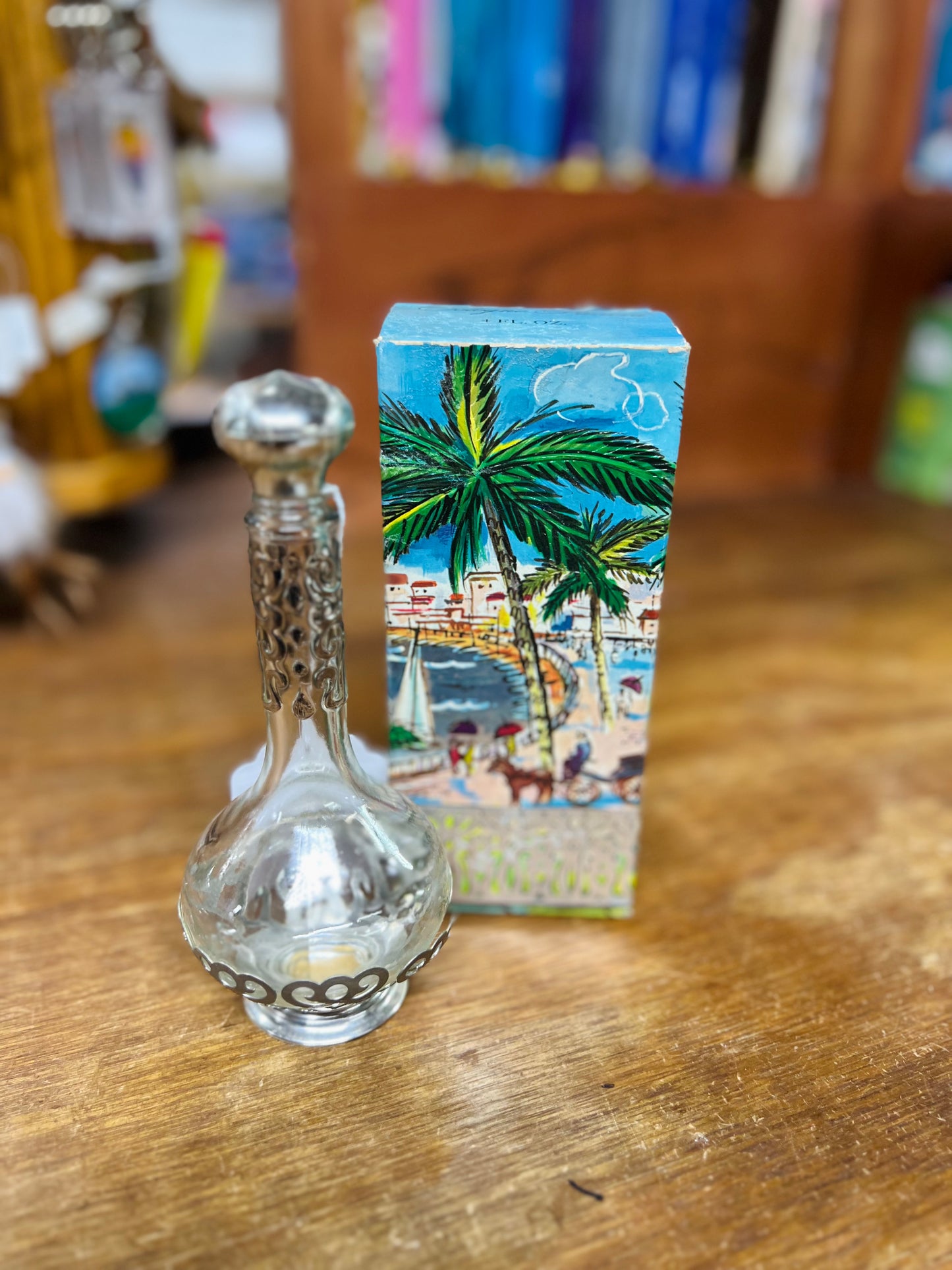 Avon Brocade Cologne Riviera Bottle w/Box