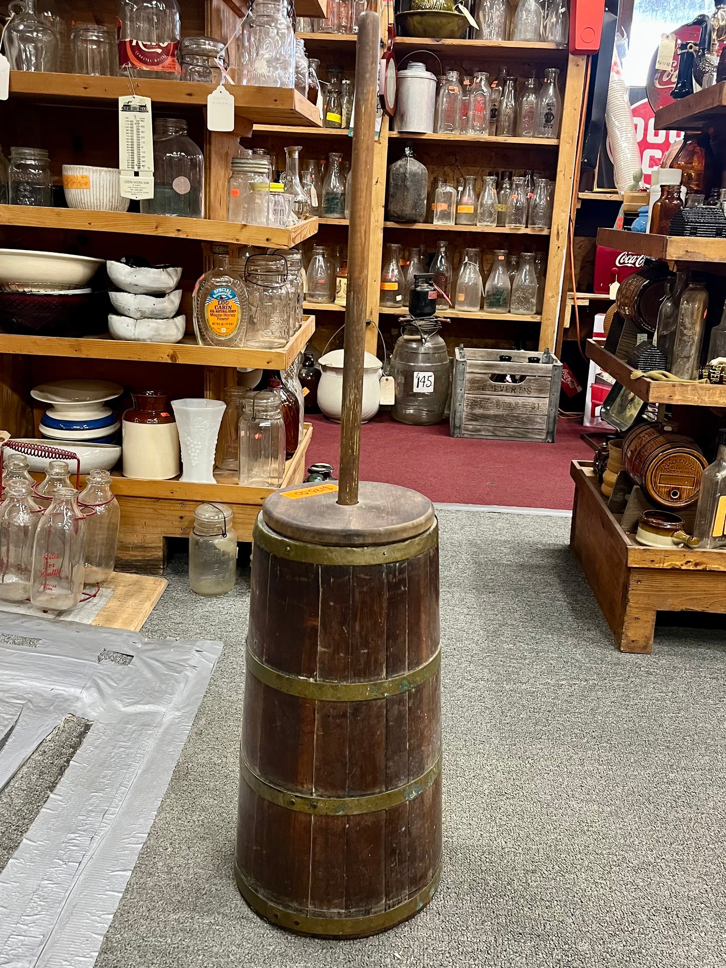 Wooden Butter Churn