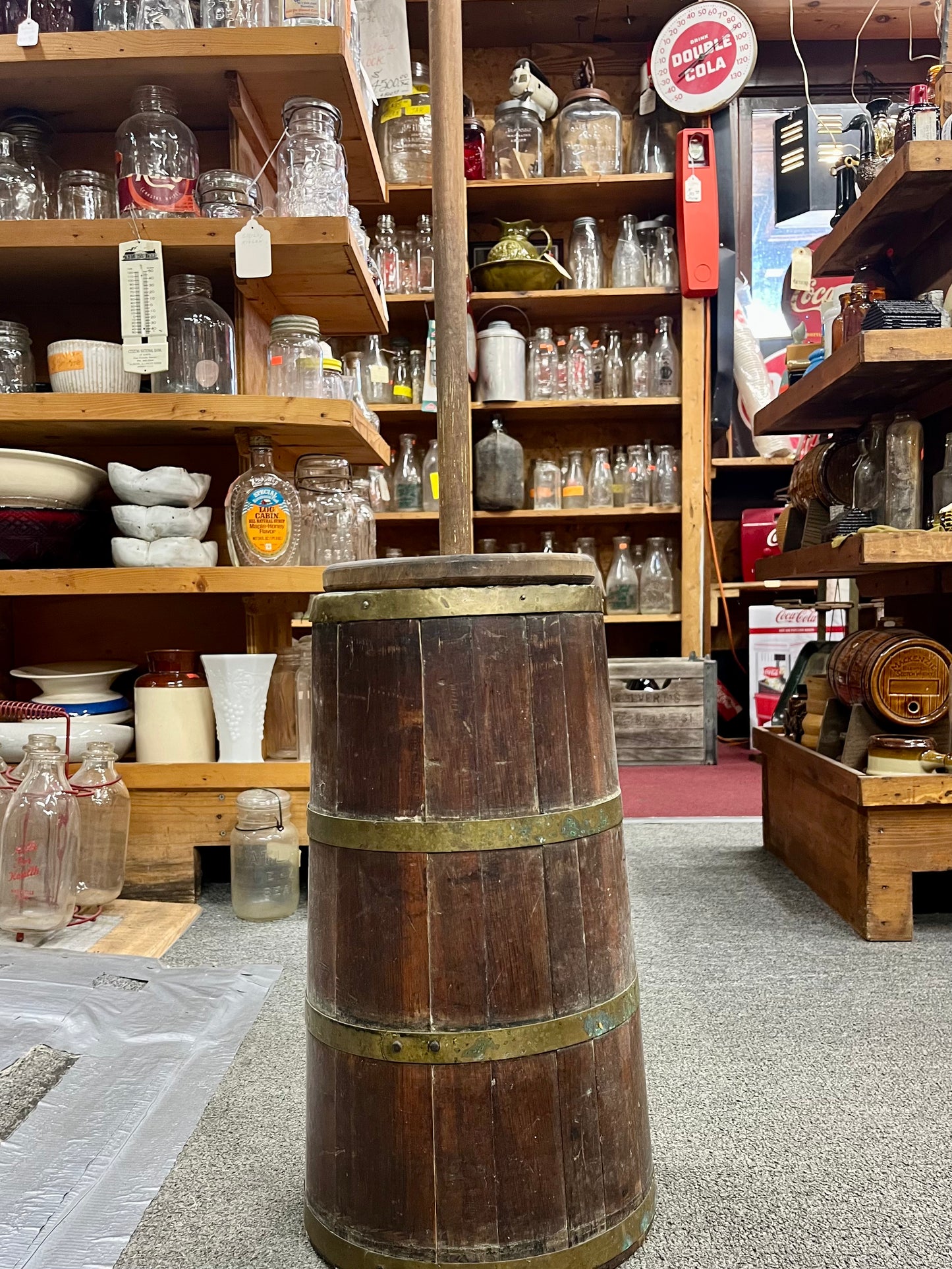 Wooden Butter Churn