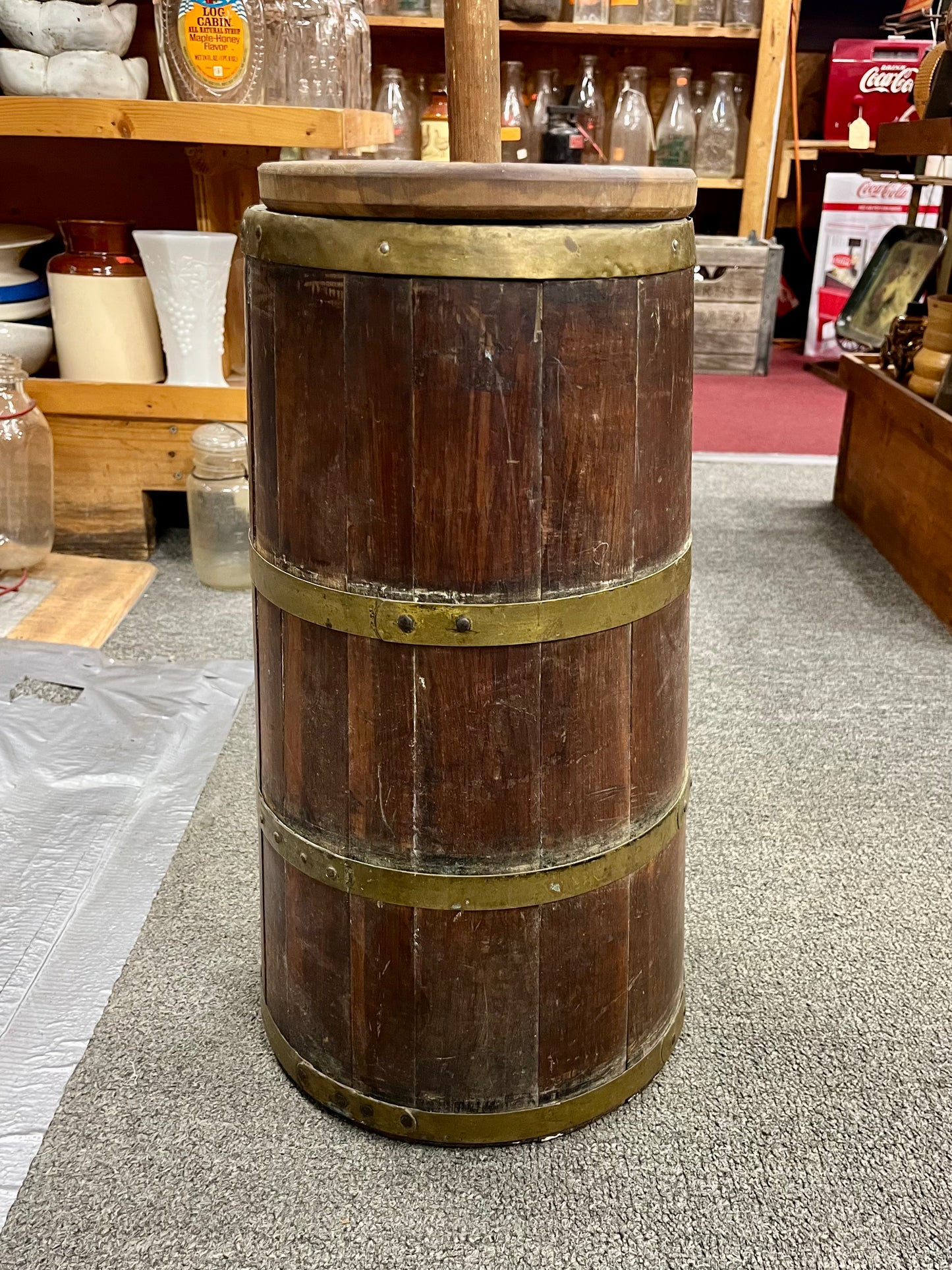 Wooden Butter Churn