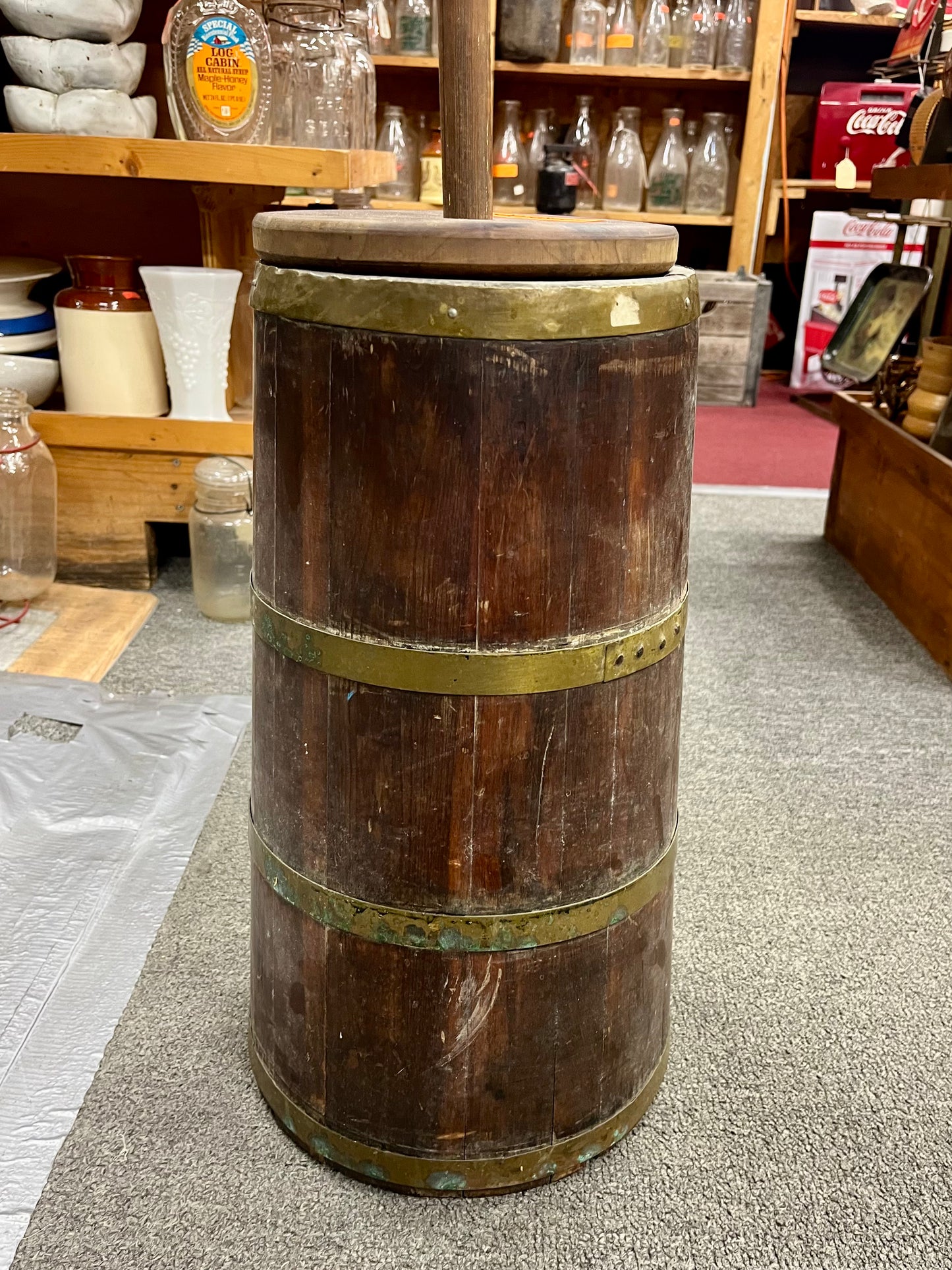 Wooden Butter Churn
