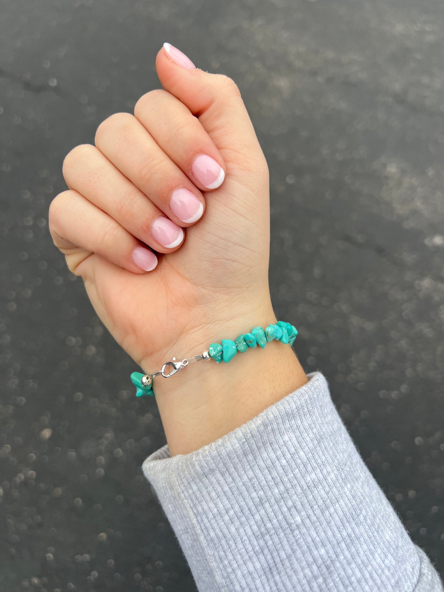 Genuine Turquoise Nugget Bracelet