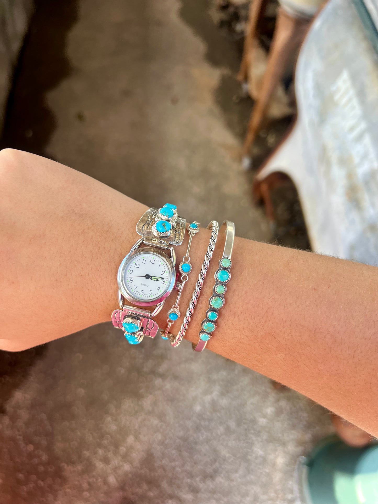 Ladies Sleeping Beauty Turquoise Watch