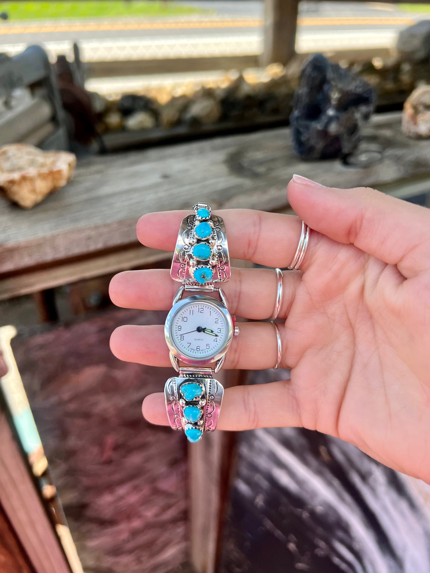 Ladies Sleeping Beauty Turquoise Watch