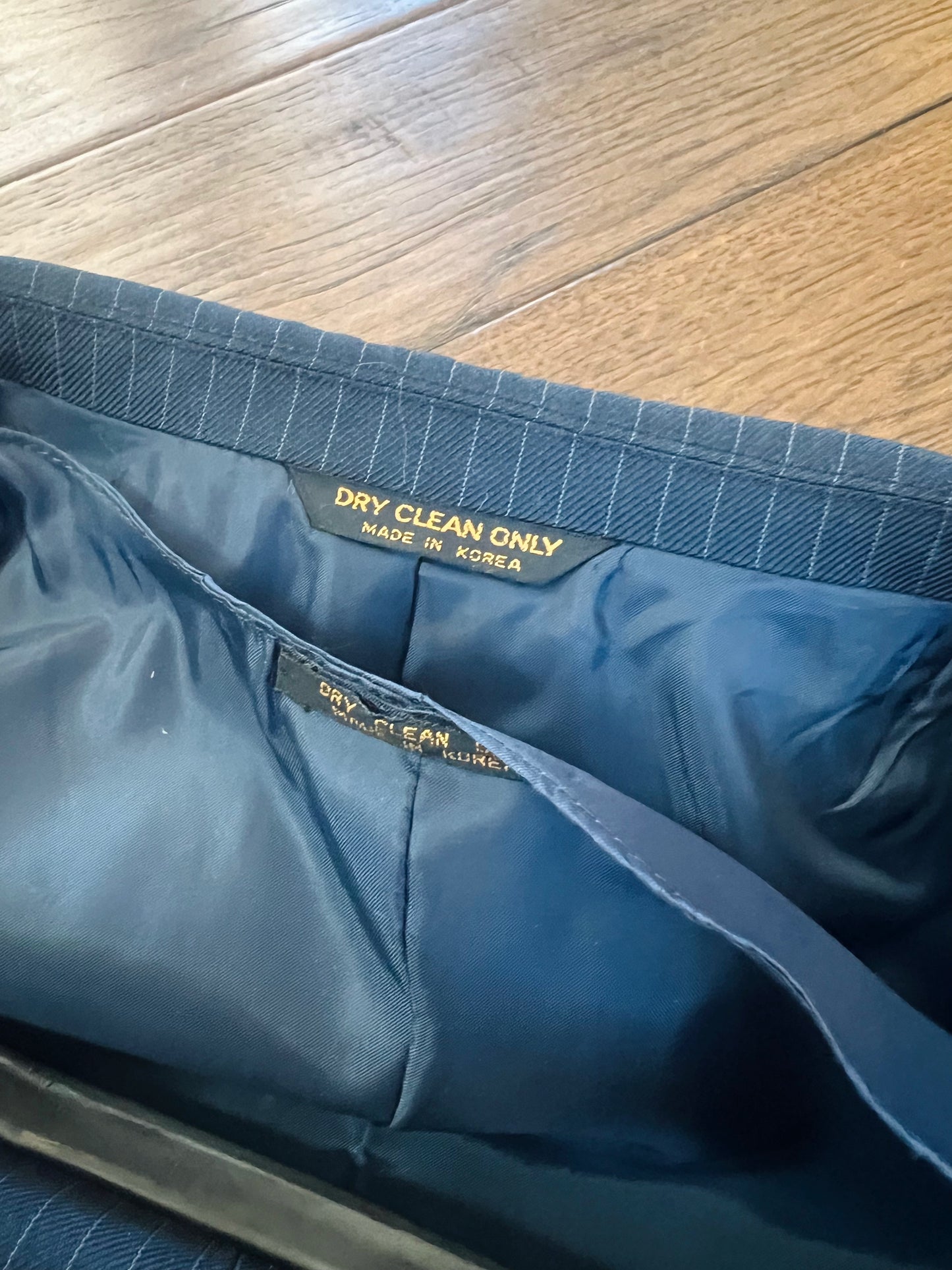 Vintage Blue Pinstripe Set - Suit, Vest, and Pants