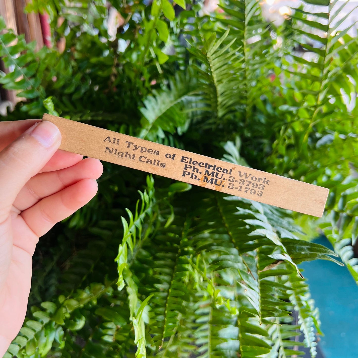 Vintage Southside Electric Company, Inc - 6 inch wood ruler