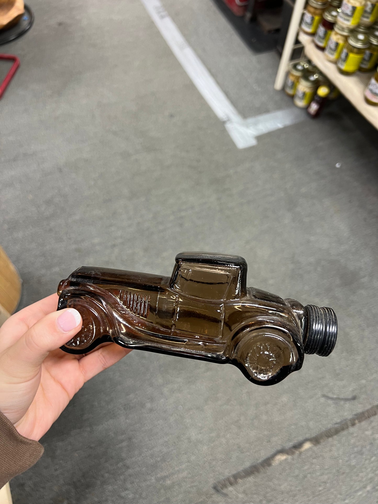Vintage Avon Sterling Six Car Amber