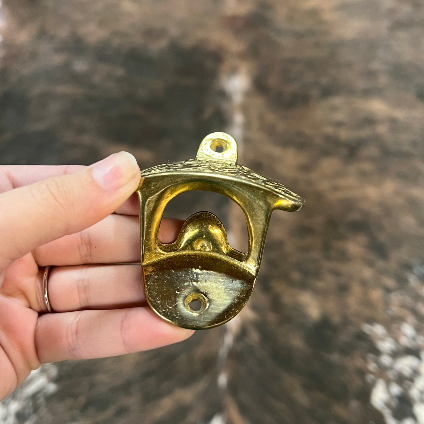Drink Coca Cola Gold Color Bottle Opener Wall mount