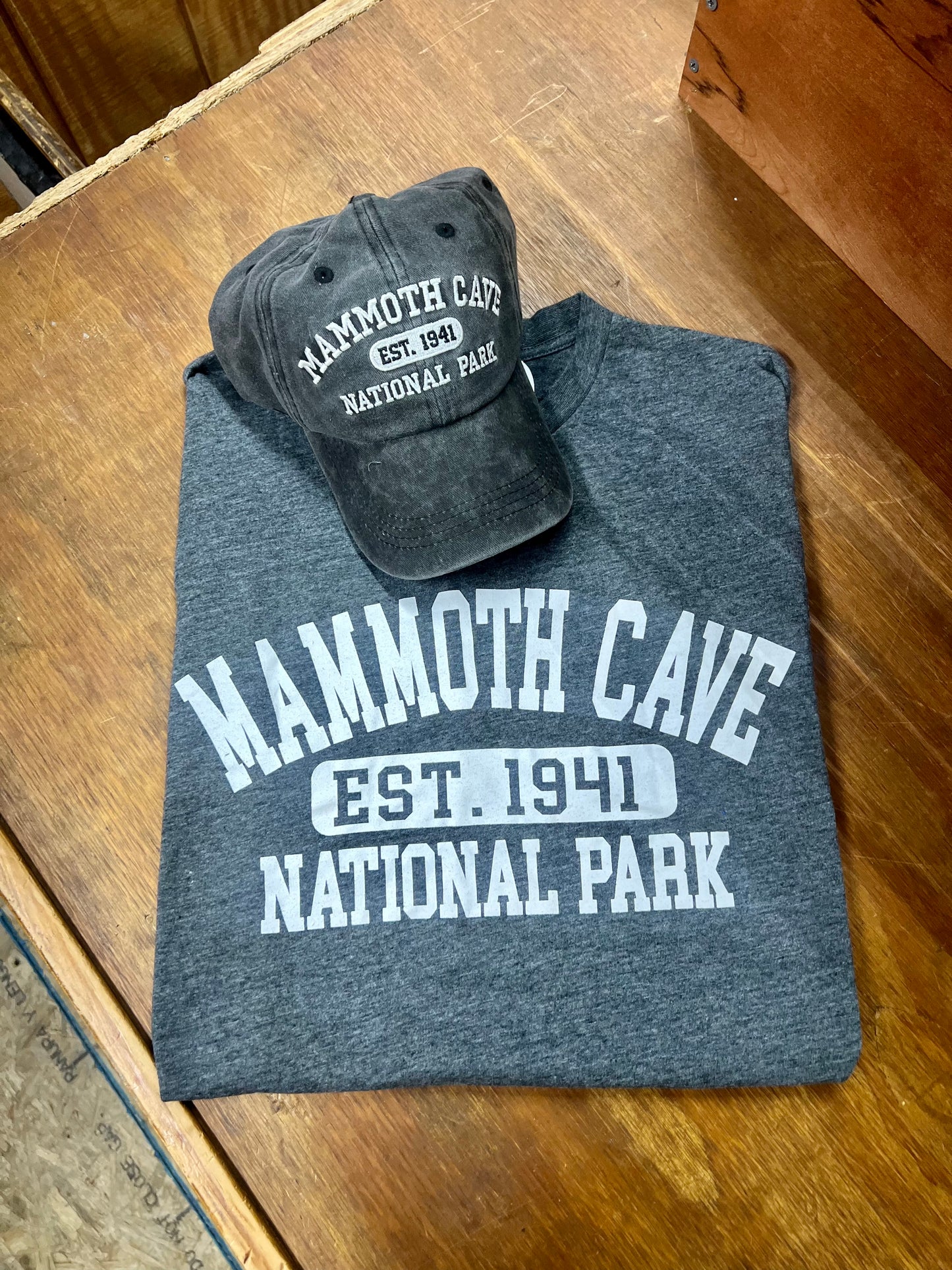 Mammoth Cave National Park T Shirt and Hat Combo