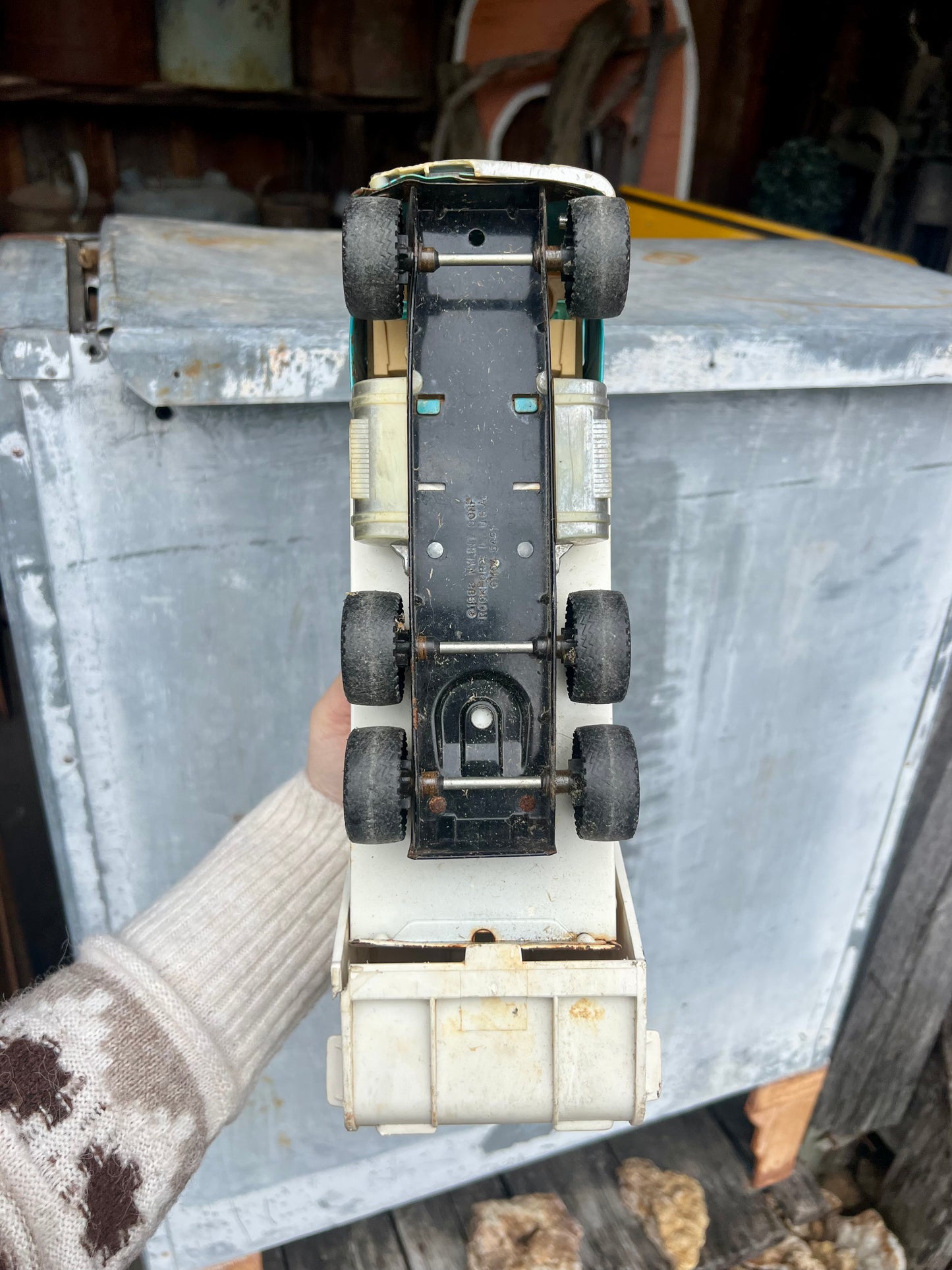 Vintage 1988 Nylint Trash Masher Garbage Truck