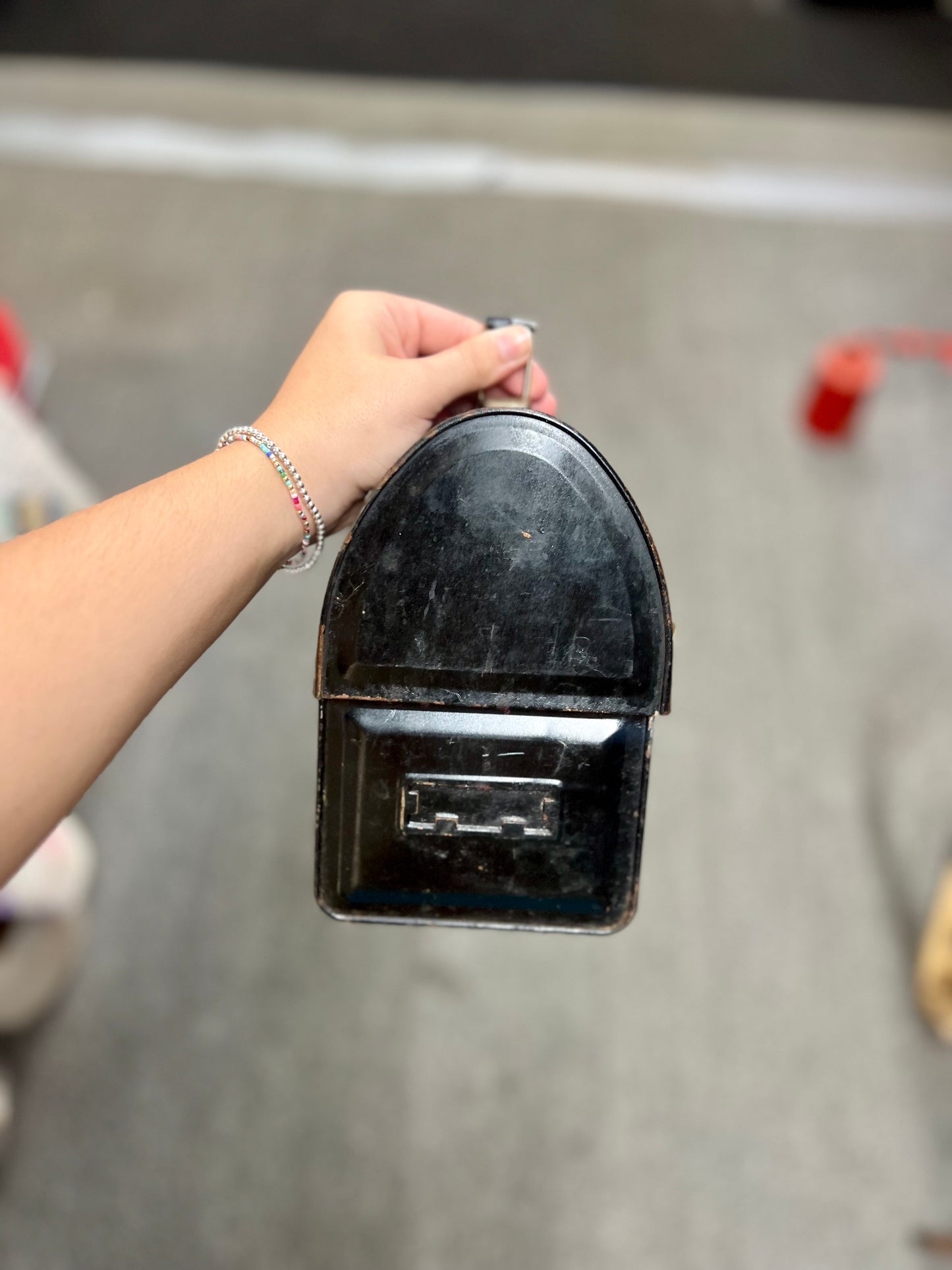 Vintage Aladdin Industries Metal Lunch Box Black
