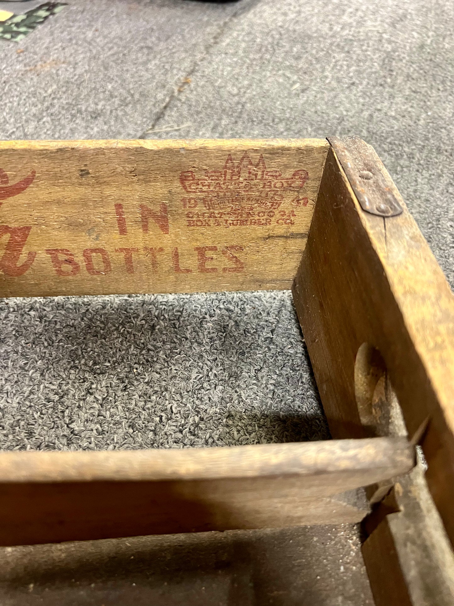 Yellow Coca Cola Crate Drink In Bottles Chattanooga Box 1941