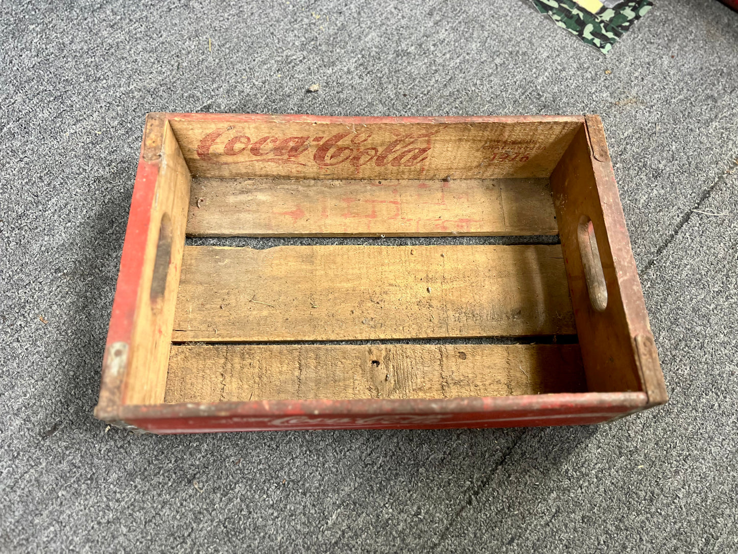 Red Coca Cola Crate 1976