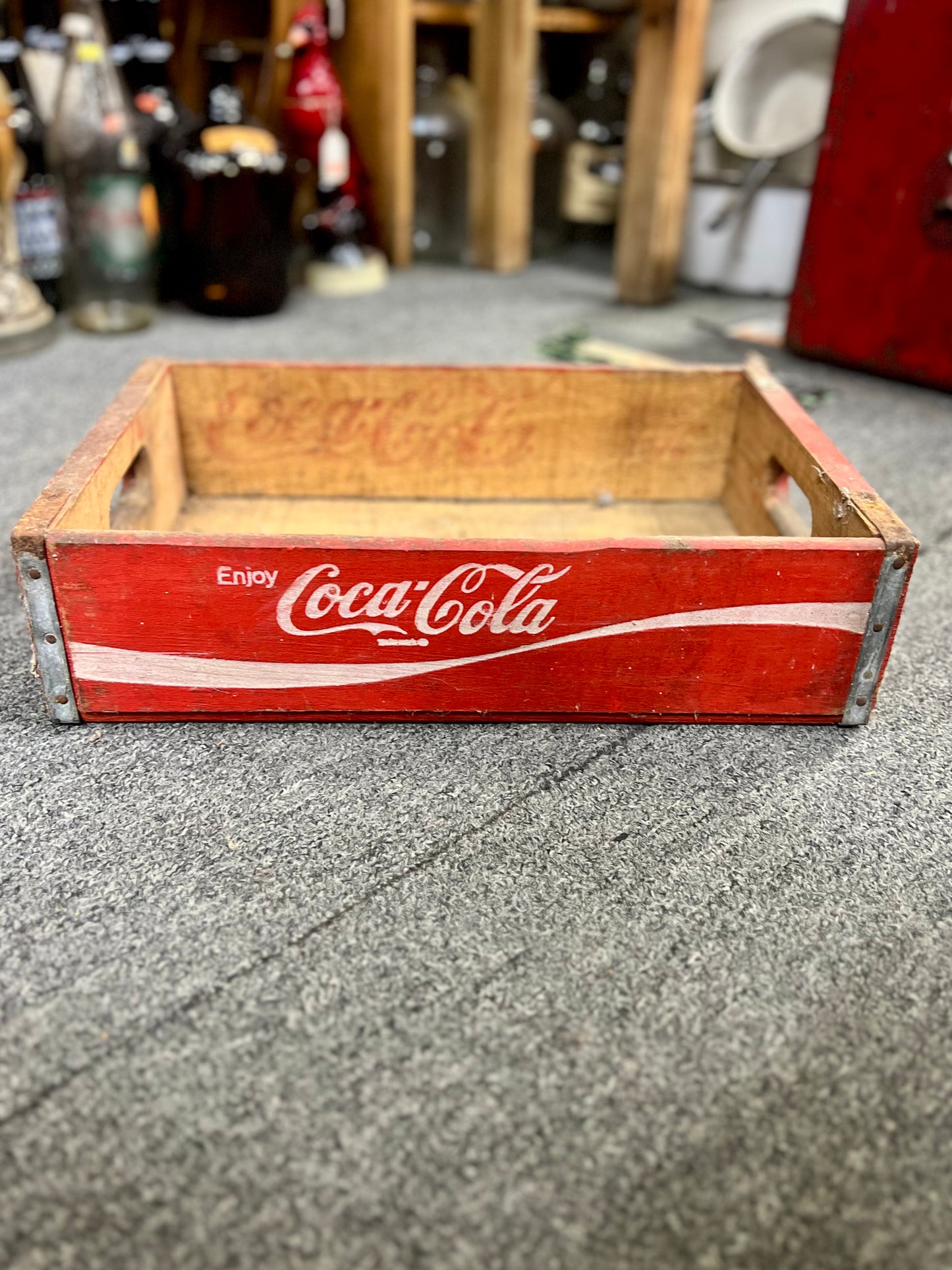 Red Coca Cola Crate 1976