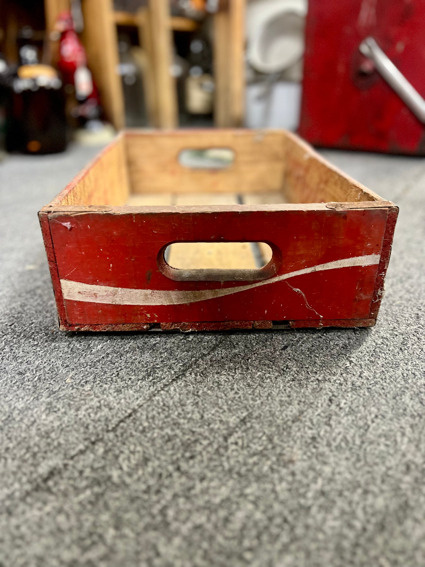 Red Coca Cola Crate 1976