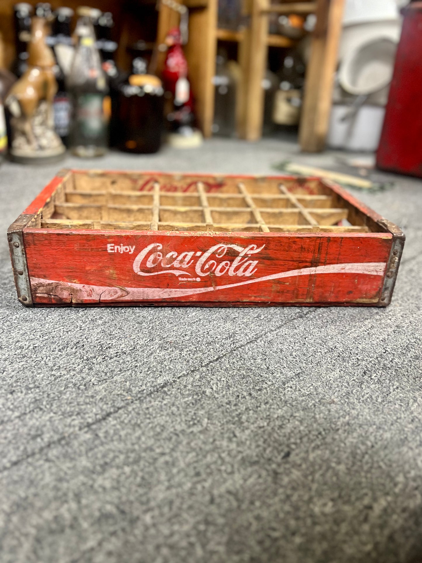 Red Coca Cola Crate 1974