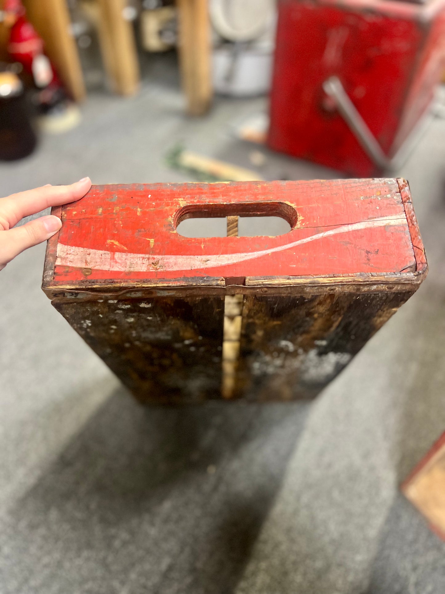Red Coca Cola Crate 1974