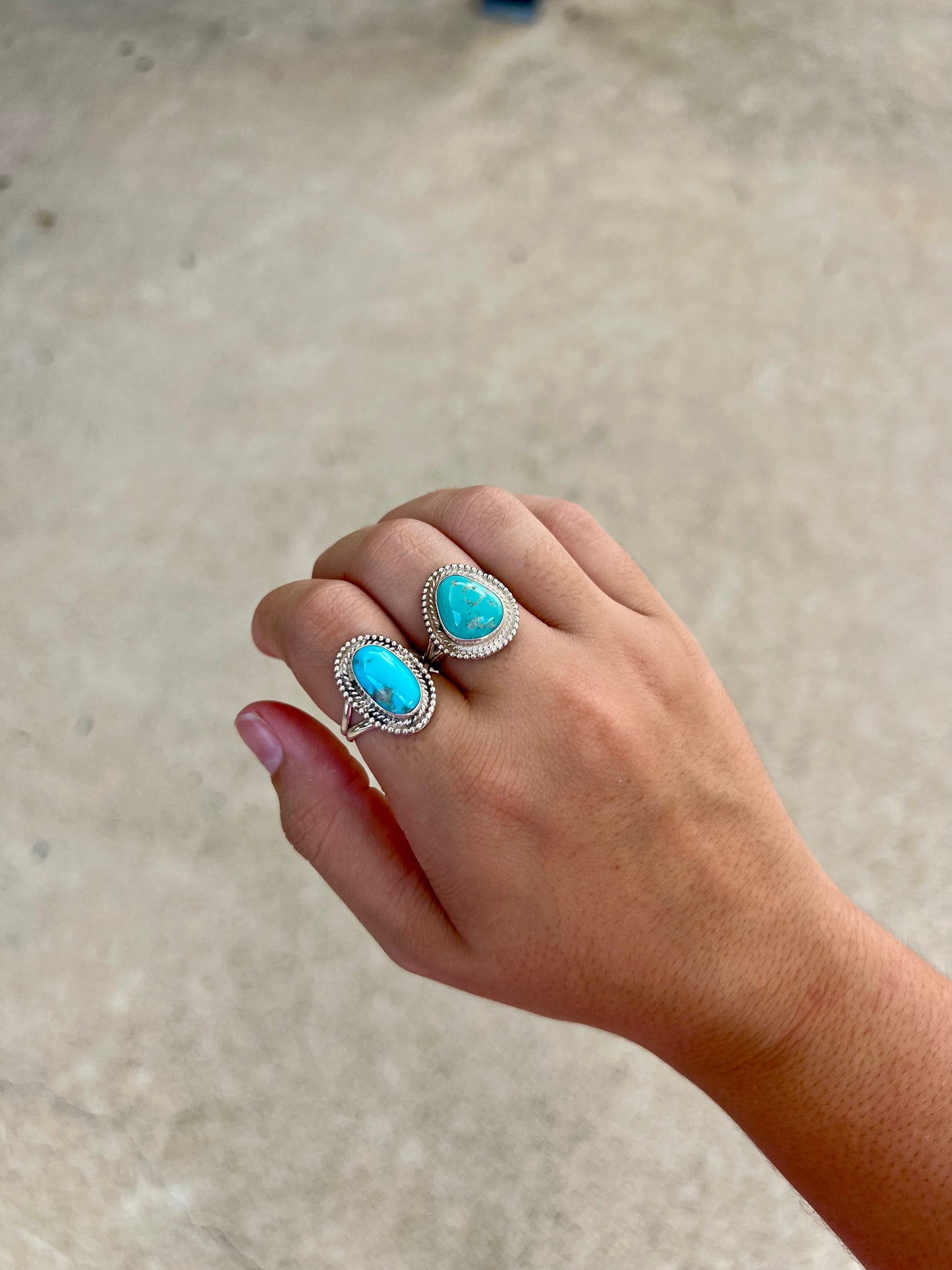 The Sophie Double Twist Turquoise Ring