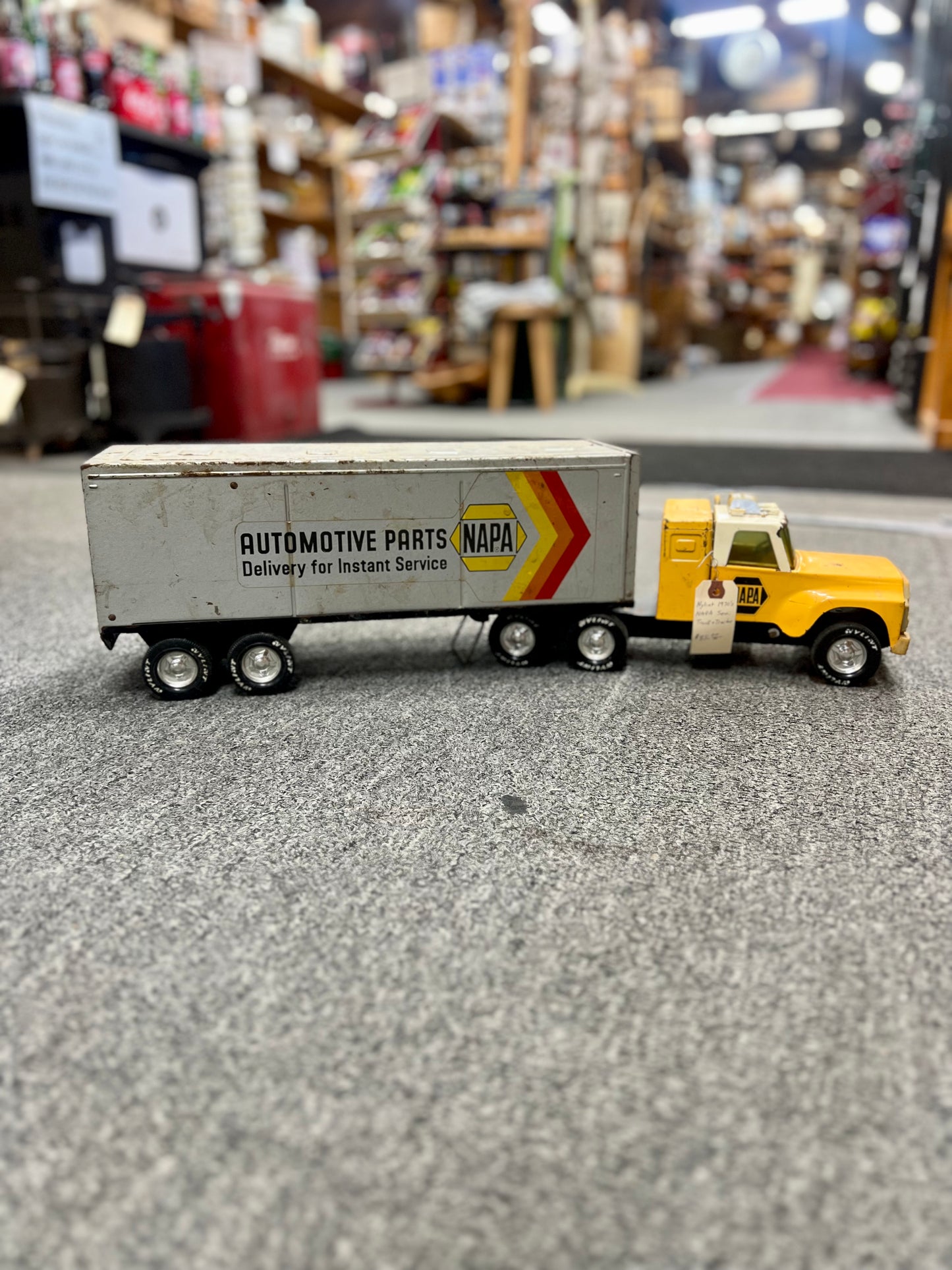 Vintage 1970's Nylint Napa Auto Parts Semi Truck and Trailer